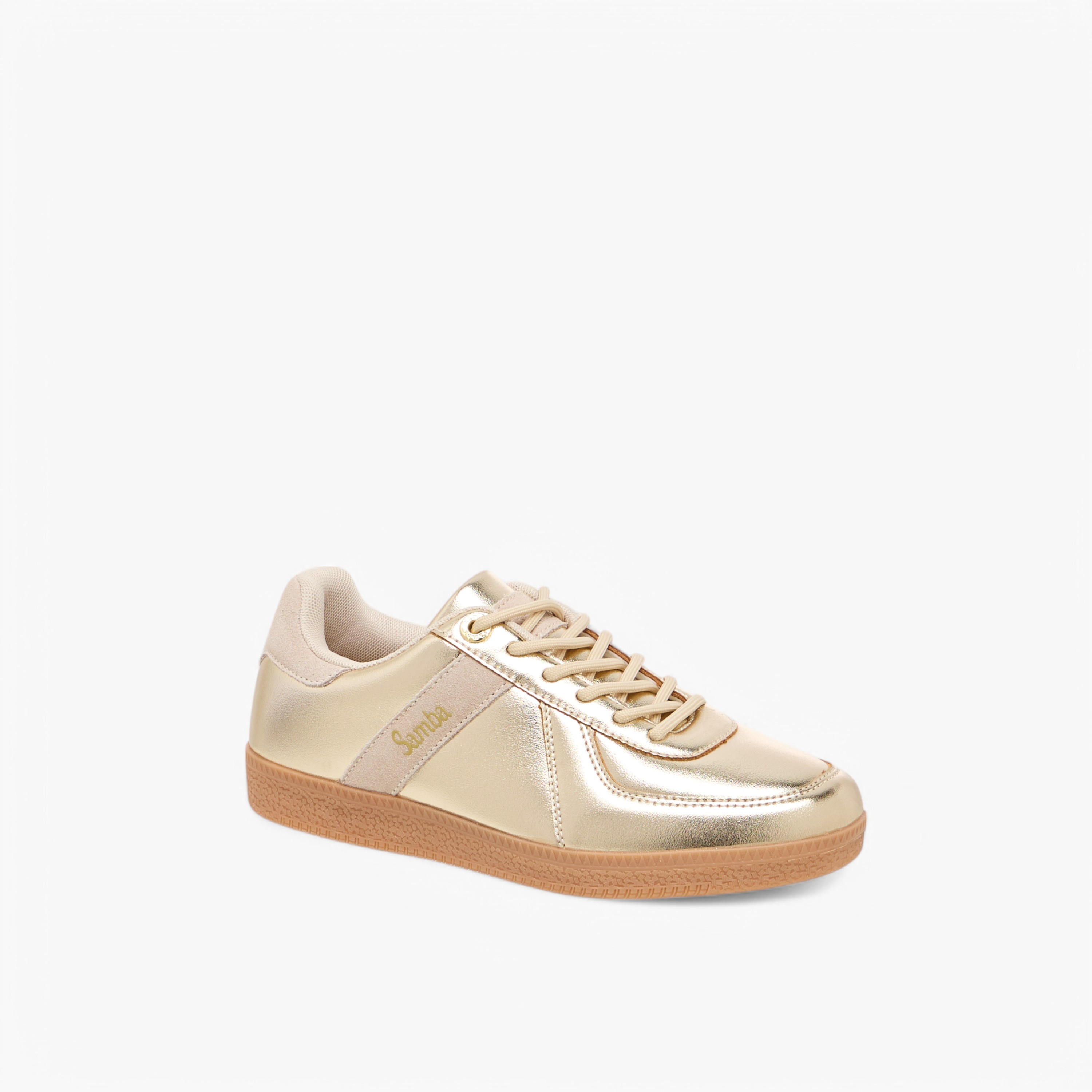 حذاء سنيكرز بألواح ورباط للنساء من سامبا-women-shoes-sneakers-image-2