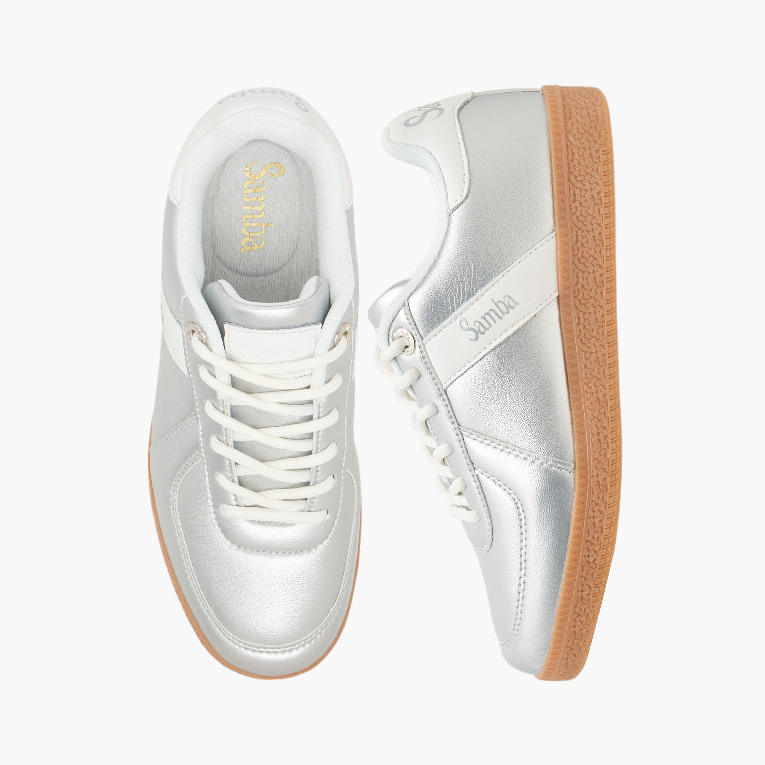 حذاء سنيكرز بألواح ورباط للنساء من سامبا-women-shoes-sneakers-image-1