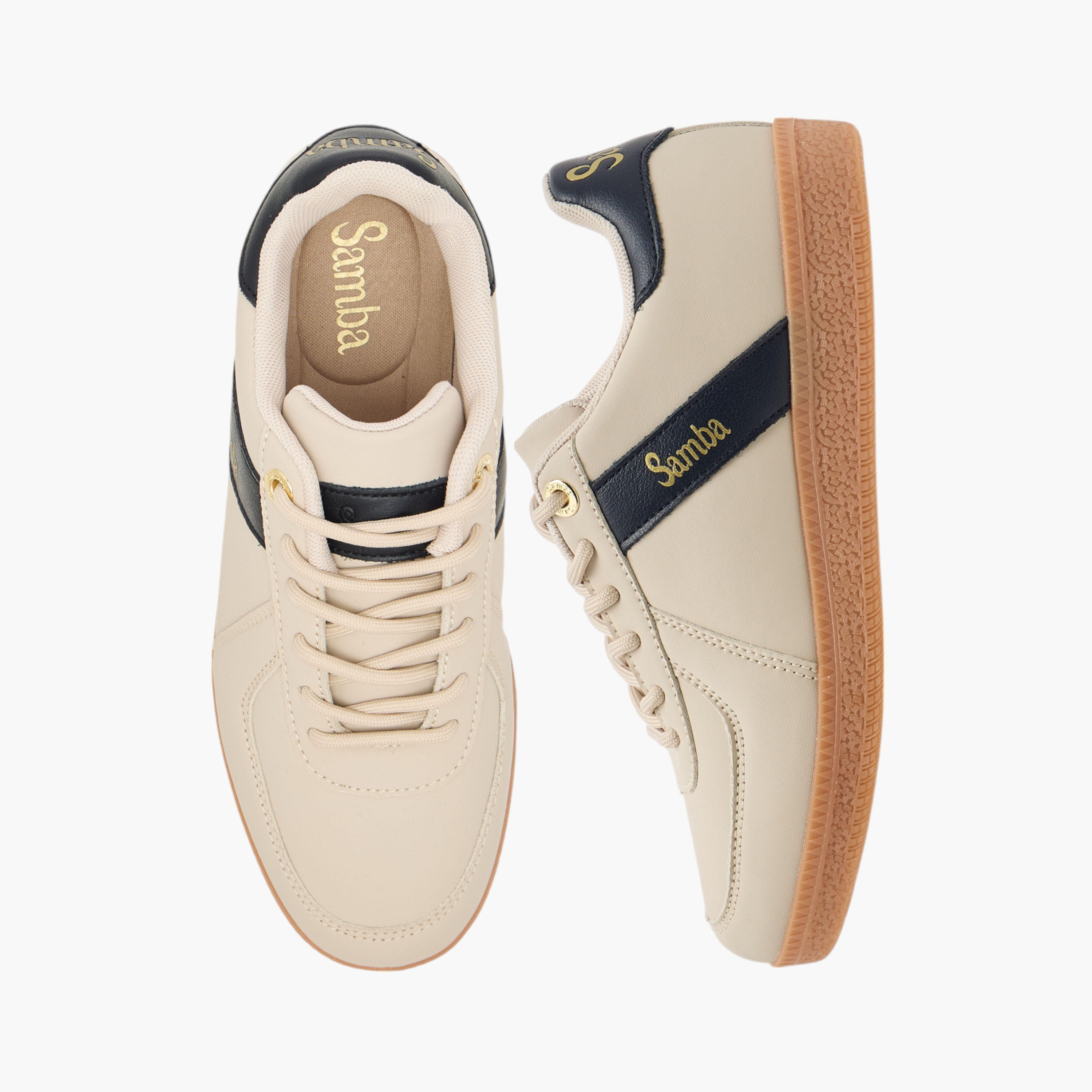 حذاء سنيكرز بألواح ورباط للنساء من سامبا-women-shoes-sneakers-image-1