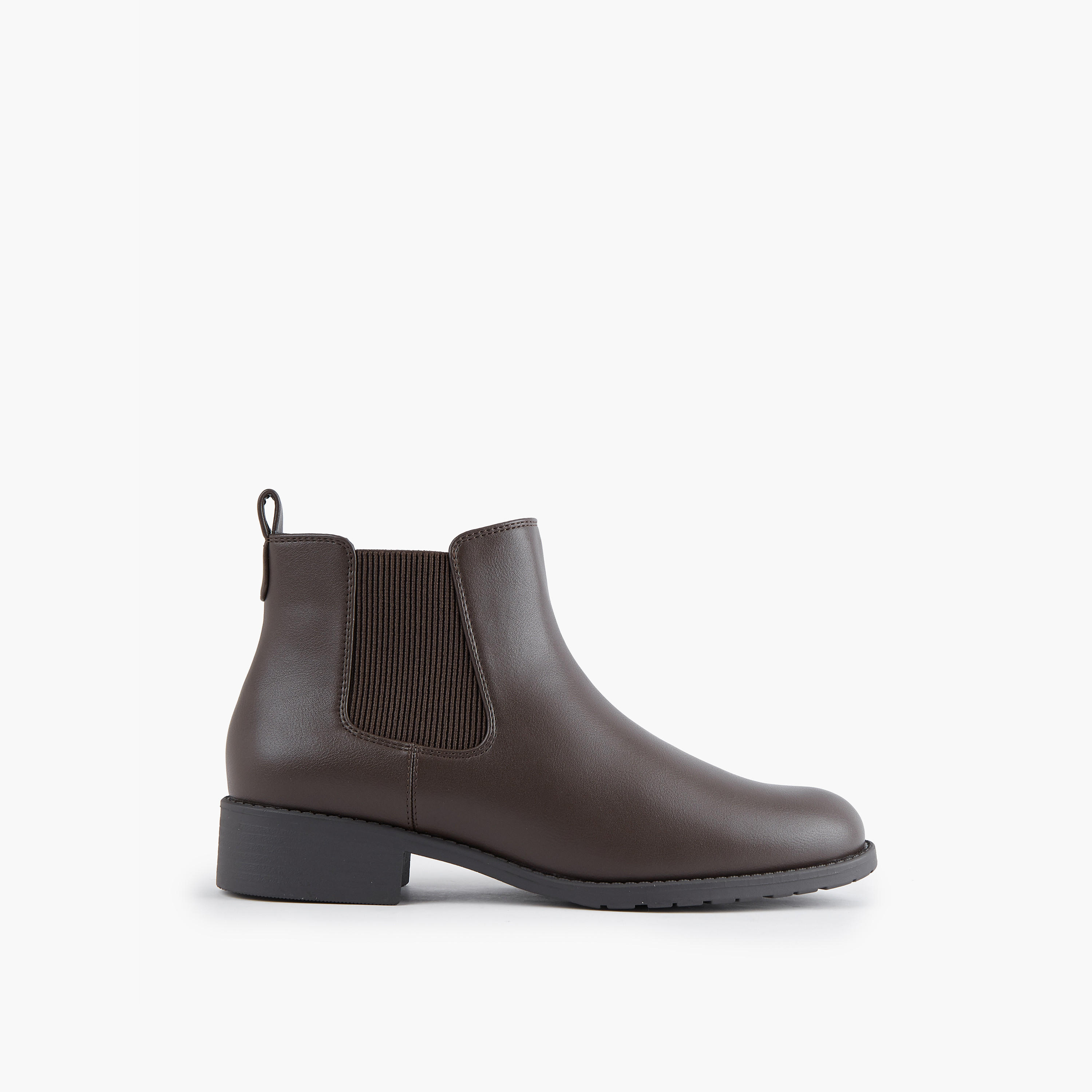 Celeste Women's Solid Block Heel Chelsea Boots with Pull Tab-women-shoes-boots-image-3
