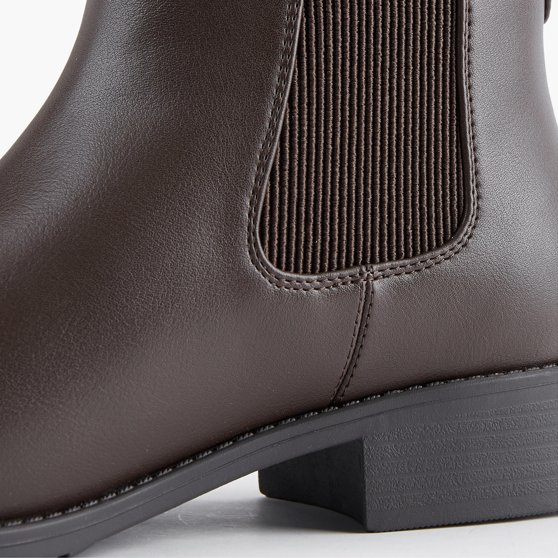Celeste Women's Solid Block Heel Chelsea Boots with Pull Tab-women-shoes-boots-image-4