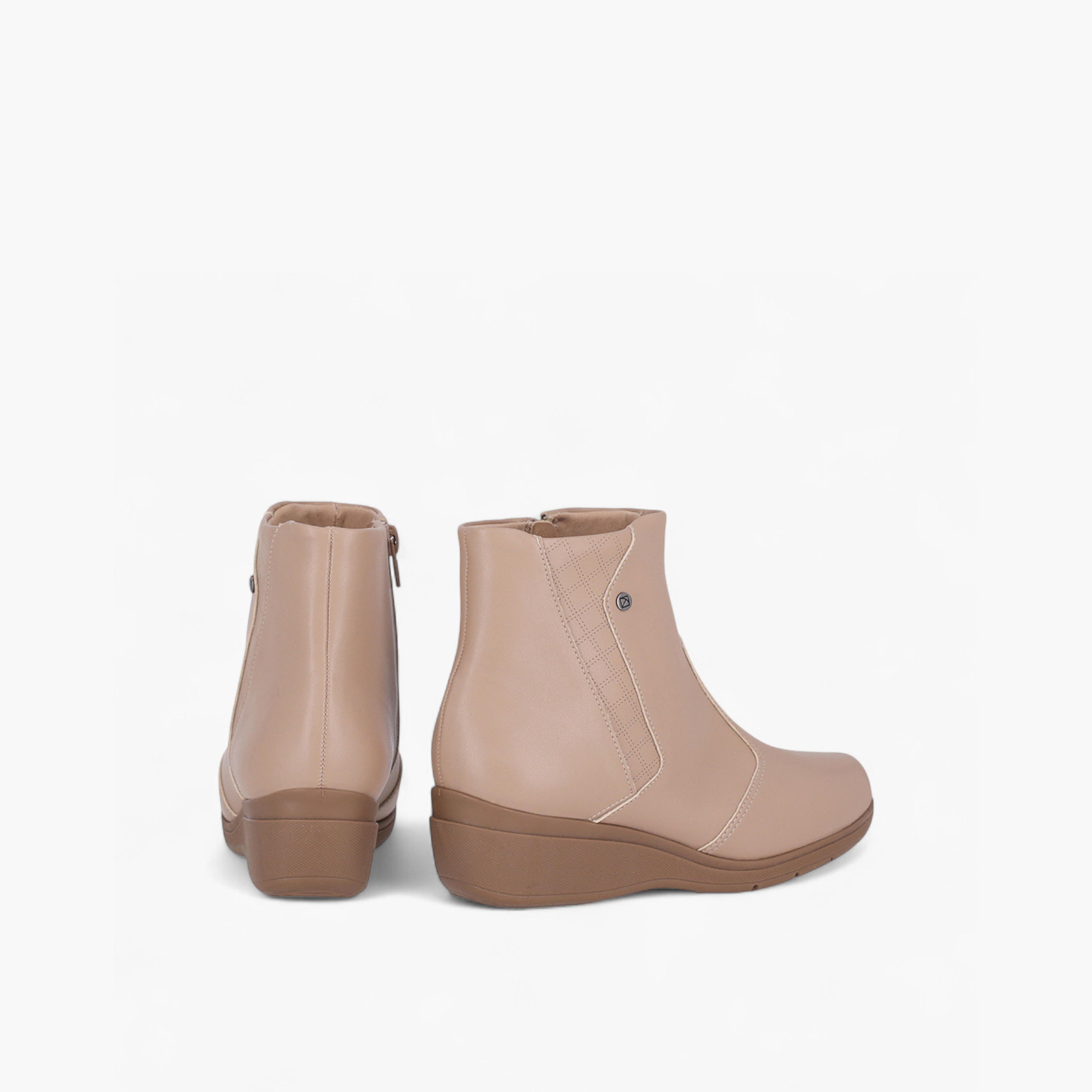 Piccadilly Women's Ankle Boots with Zip Closure-women-shoes-boots-image-3