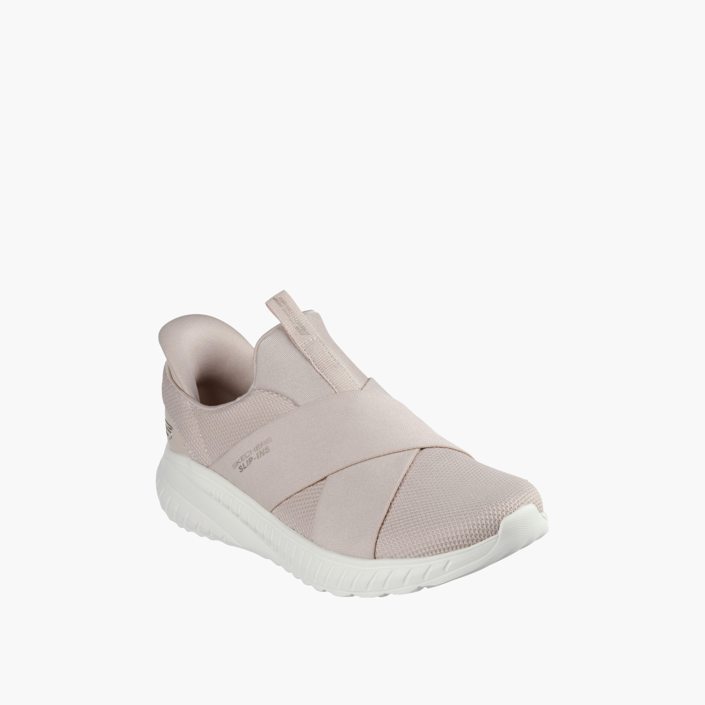 Skechers Women's BOBS SQUAD CHAOS Slip-On Sports Shoes - 117505-TAN-women-shoes-sneakers-image-1