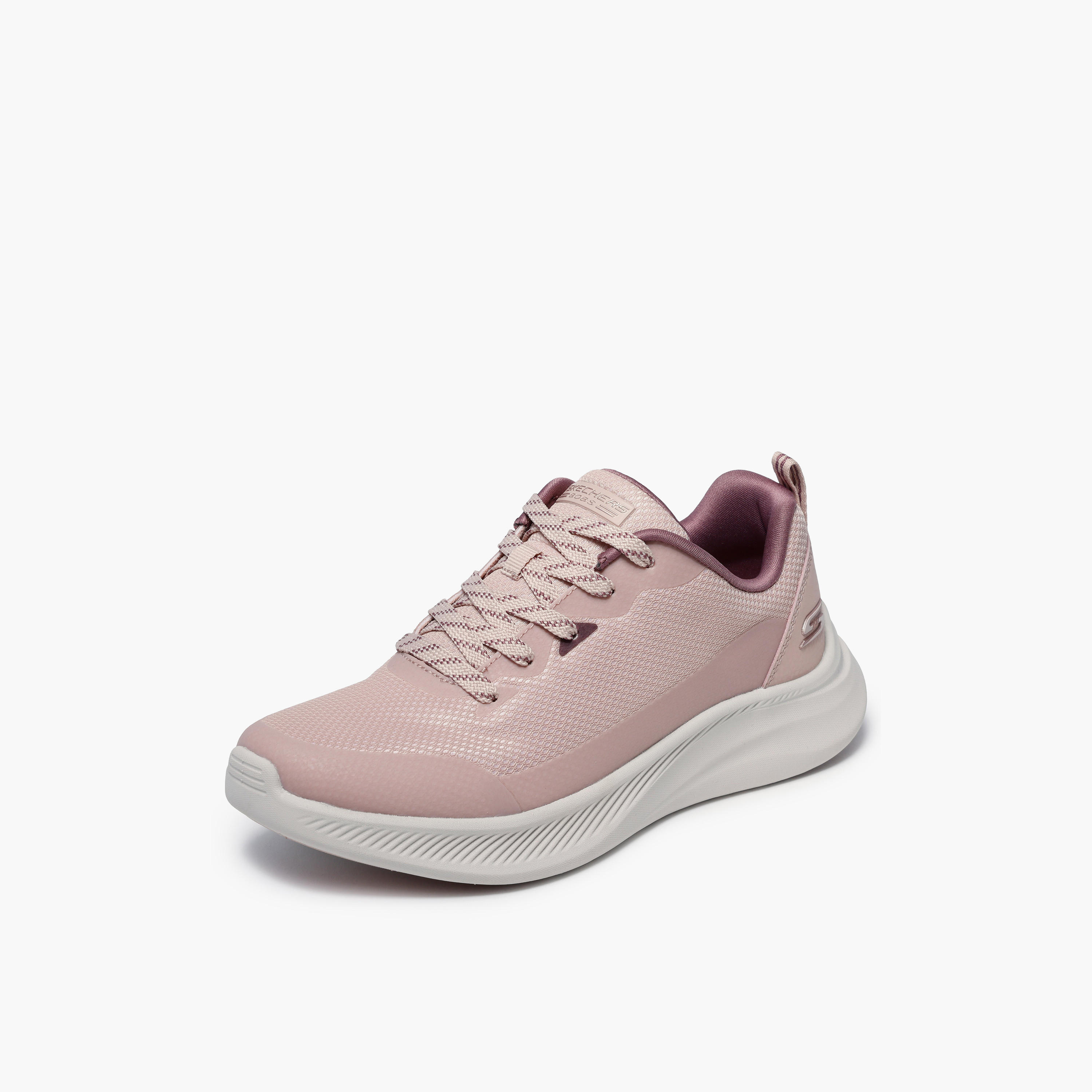 Skechers Women BOBS MODA FLEX Lace-Up Ankle Sneakers-women-shoes-sneakers-image-4