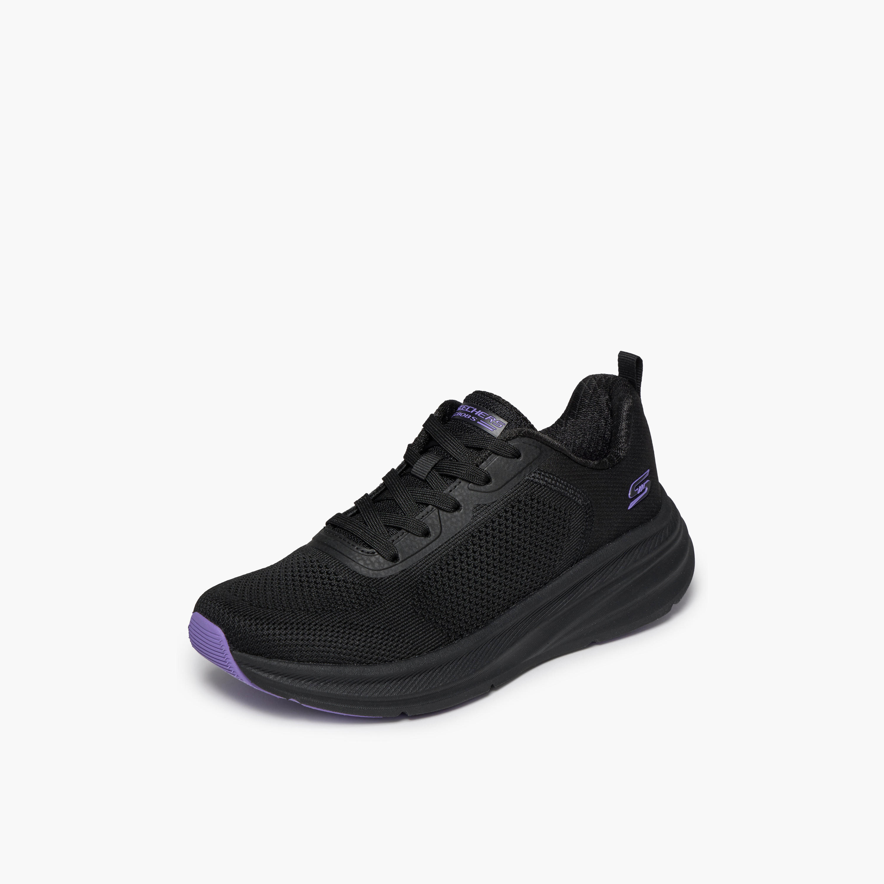 Skechers Women BOBS SKILLZ Lace-Up Sports Shoes - 117755-BBK-CP-women-shoes-sneakers-image-4