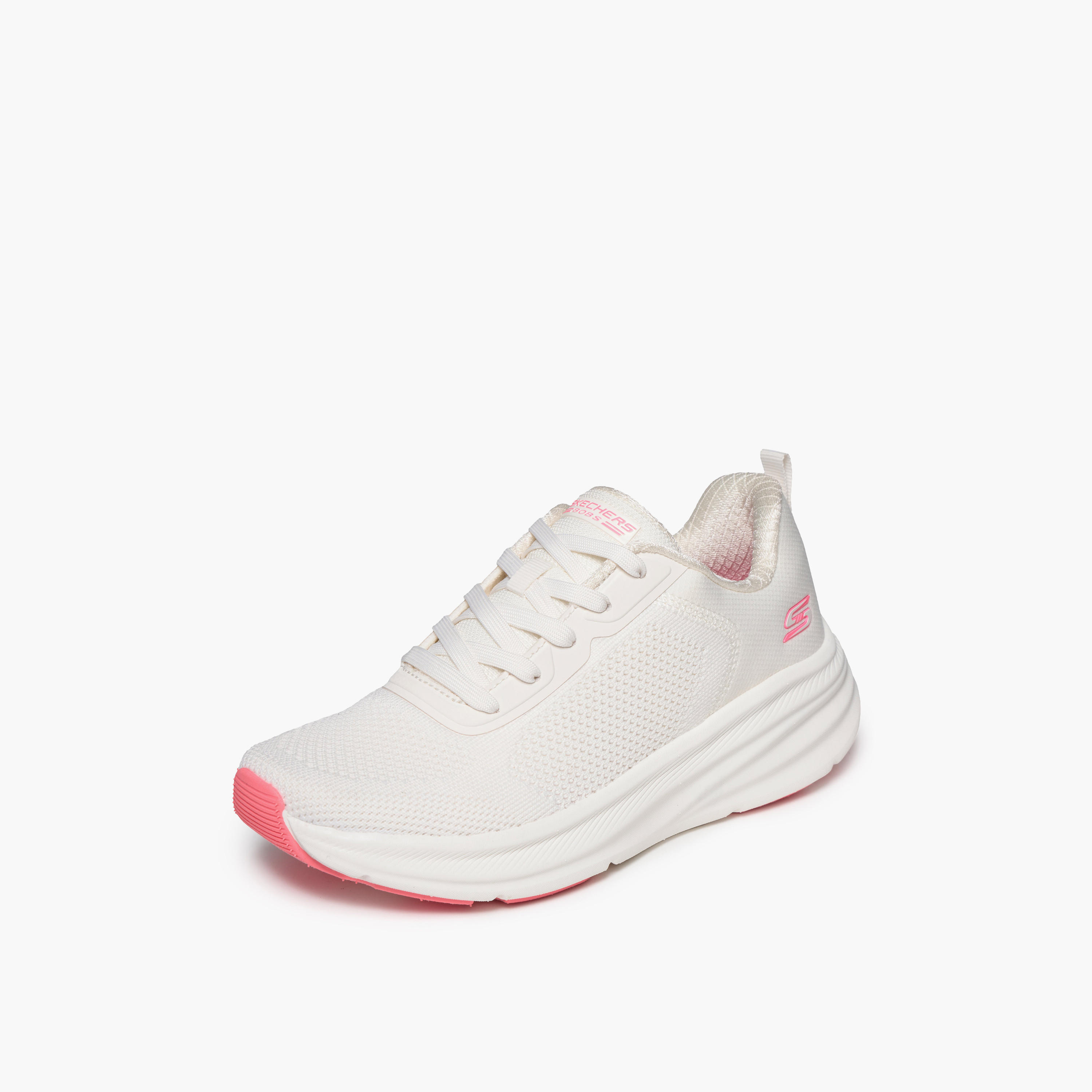 Skechers Women BOBS SKILLZ Lace-Up Sports Shoes - 117755-NAT-CP-women-shoes-sneakers-image-4