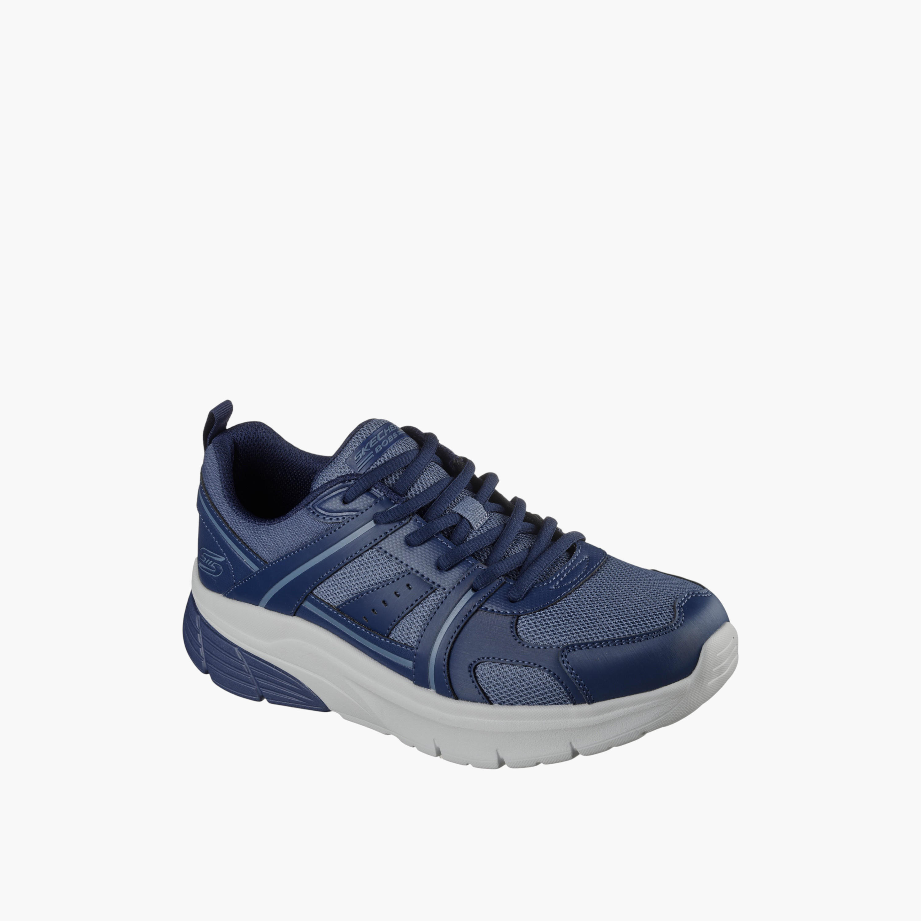 Skechers Men's BOBS VAMOS Lace-Up Sports Shoes - 118090-NVY-sports-men-shoes-image-1