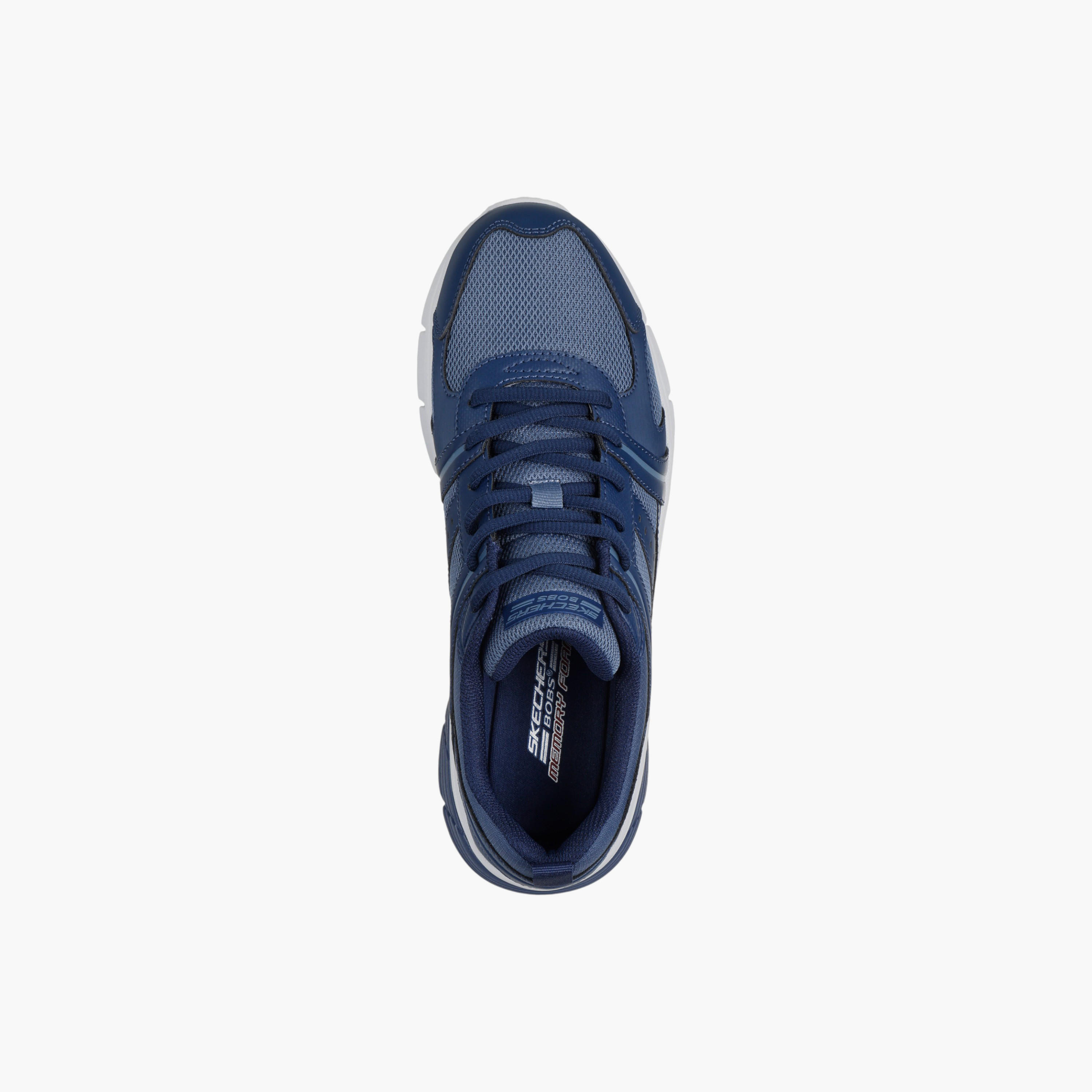 Skechers Men's BOBS VAMOS Lace-Up Sports Shoes - 118090-NVY-sports-men-shoes-image-3
