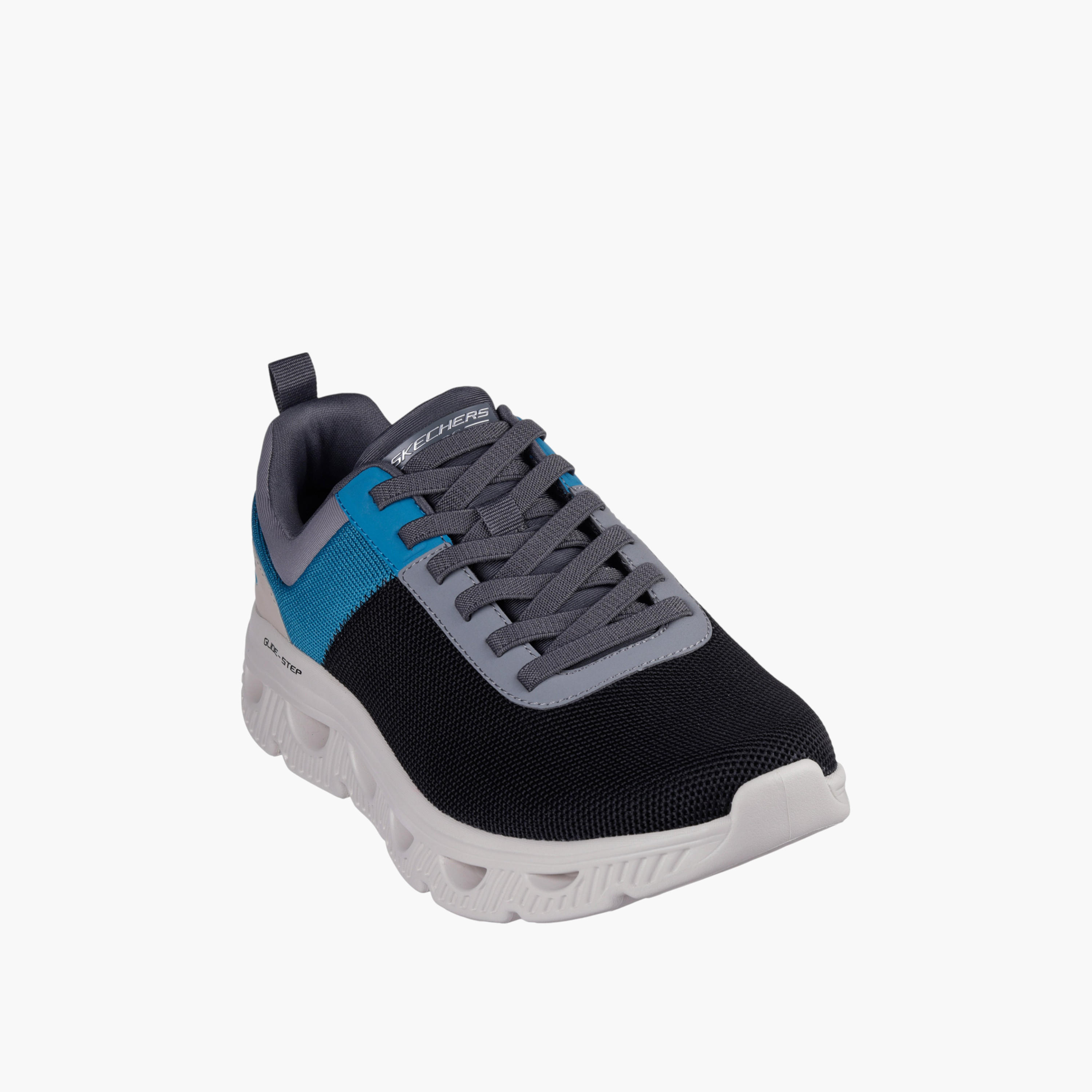 حذاء رياضي أرك ويفز برباط للرجال من سكتشرز - 118185-BKMT-sports-men-shoes-image-1
