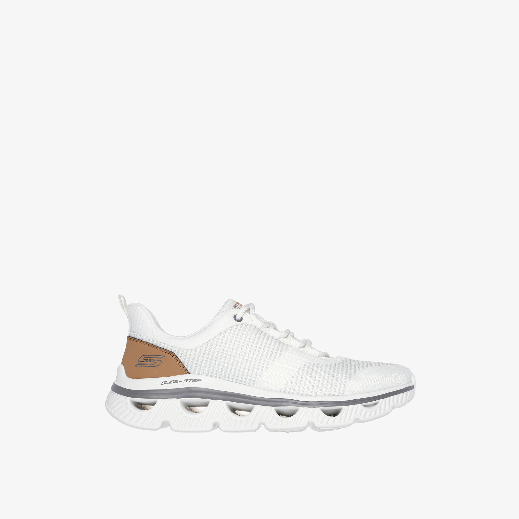 Skechers Men's Mesh Lace-Up Sports Shoes - BOBS ARC WAVES SLICK MOVE-sports-men-shoes-image-4