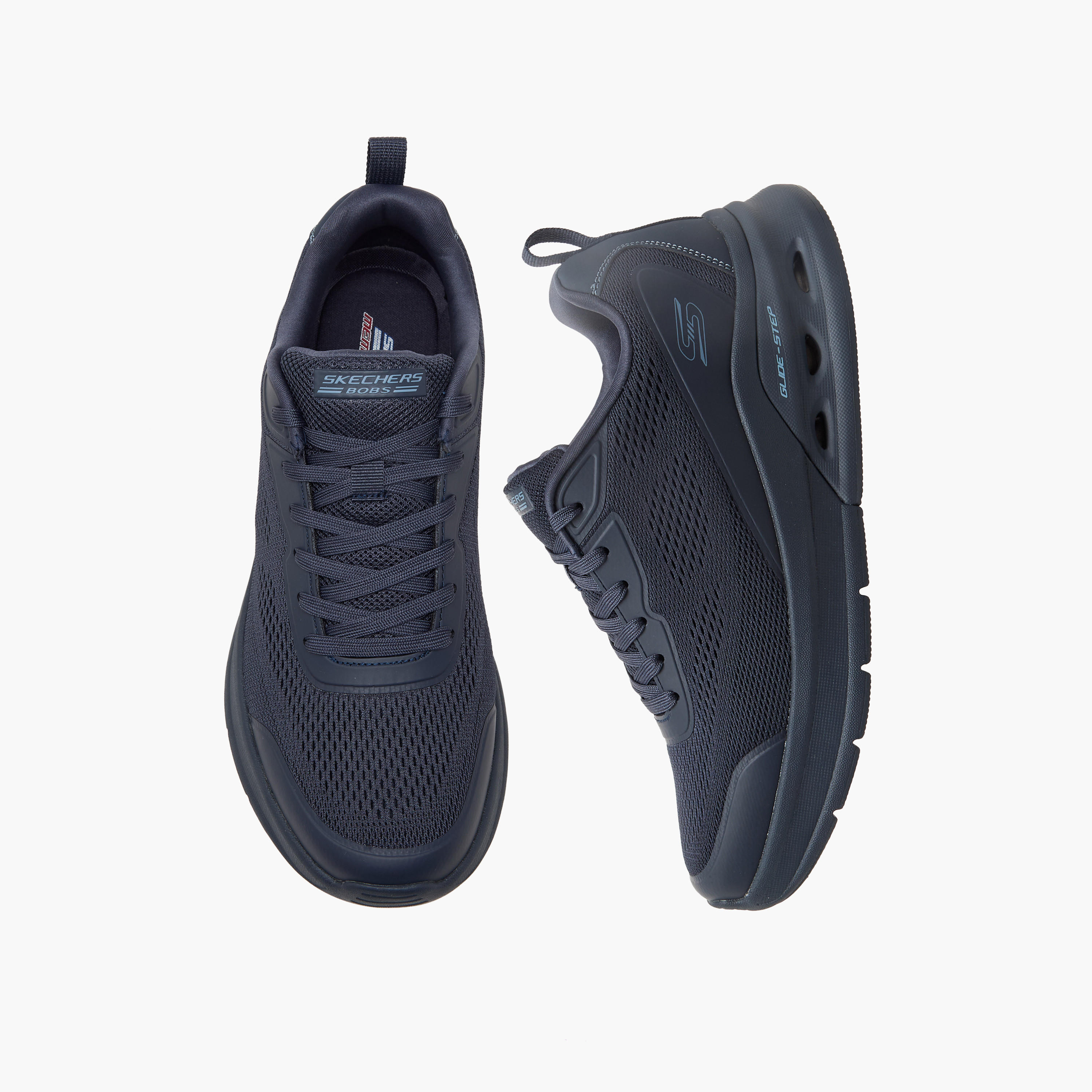 Skechers Men Textured Lace-Up Sports Shoes-men-shoes-sports-image-1