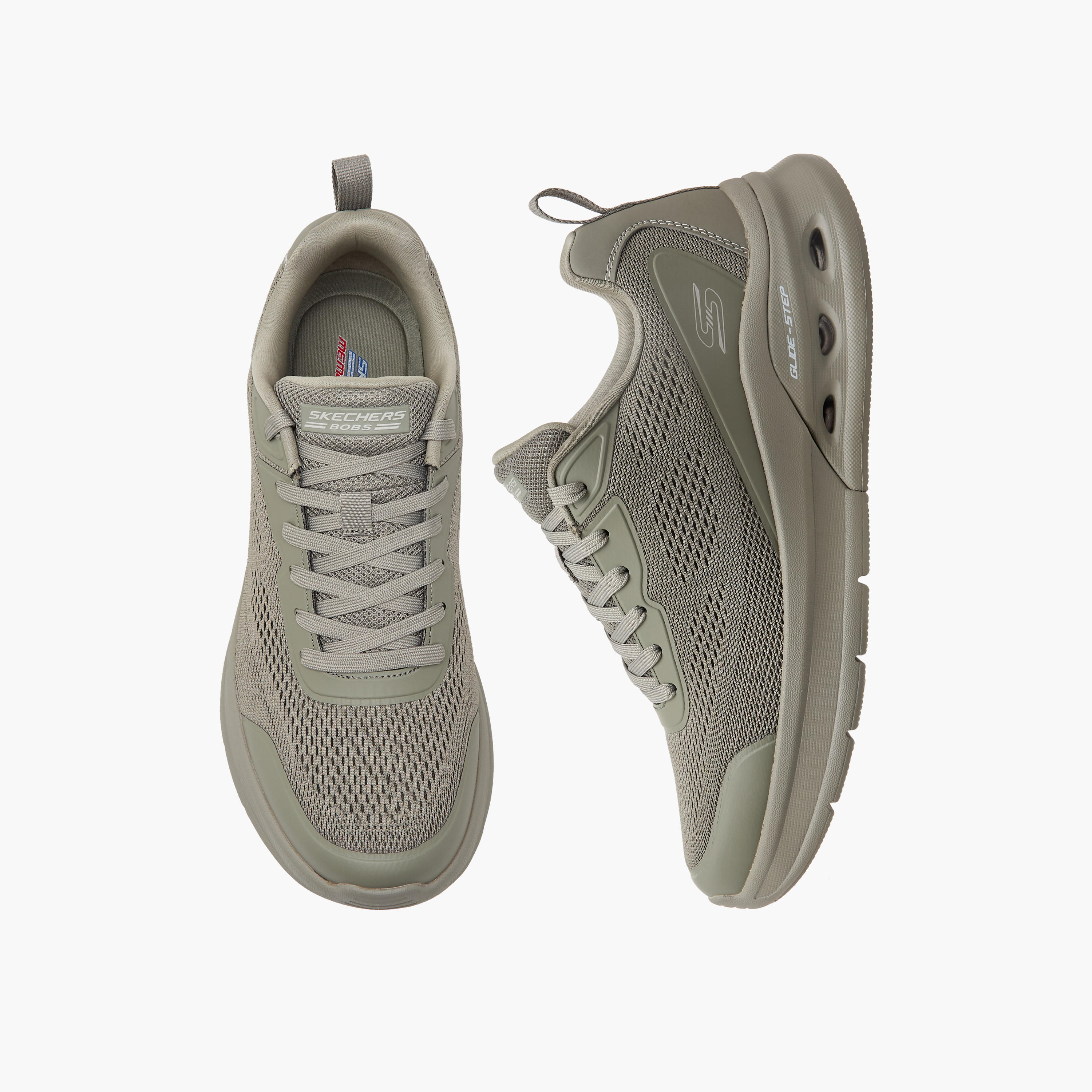 Skechers Men Textured Lace-Up Sports Shoes-men-shoes-sports-image-1