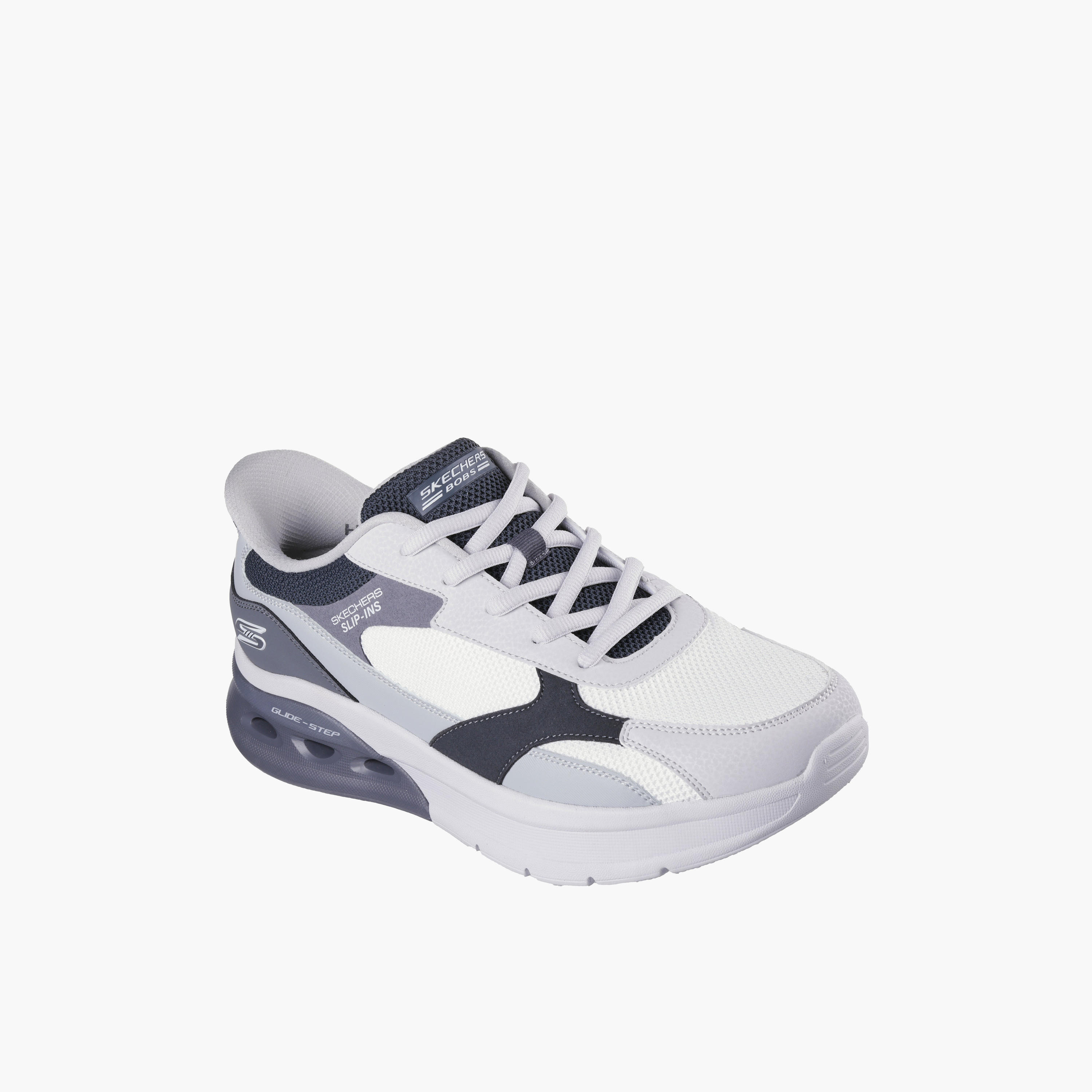 Skechers Men Bobs Arc Waves 2.0 Lace up Ankle Sneakers-sports-men-shoes-image-1