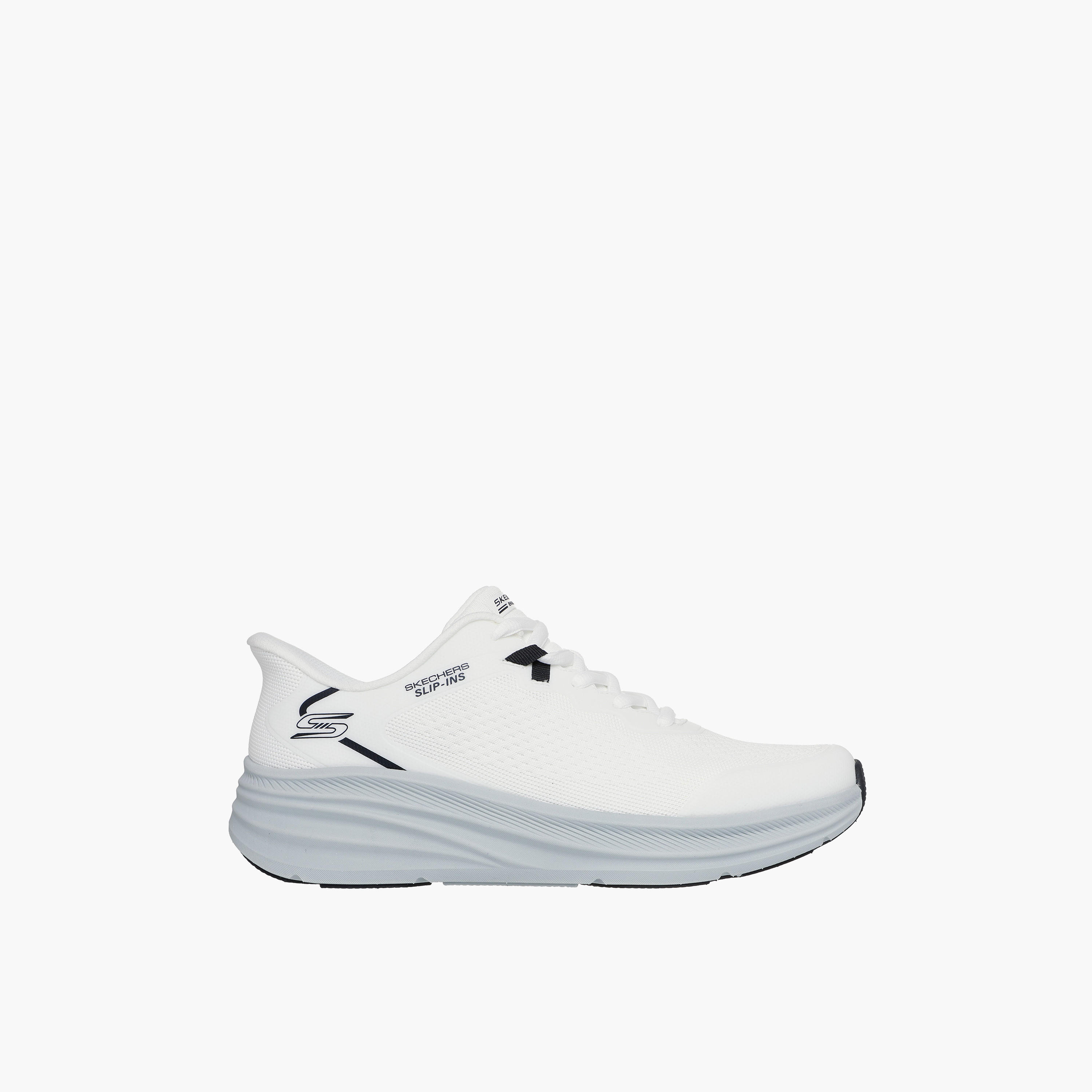 Skechers Men Bobs Skillz Bungee Slip-On Ankle Sneakers-sports-men-shoes-image-3