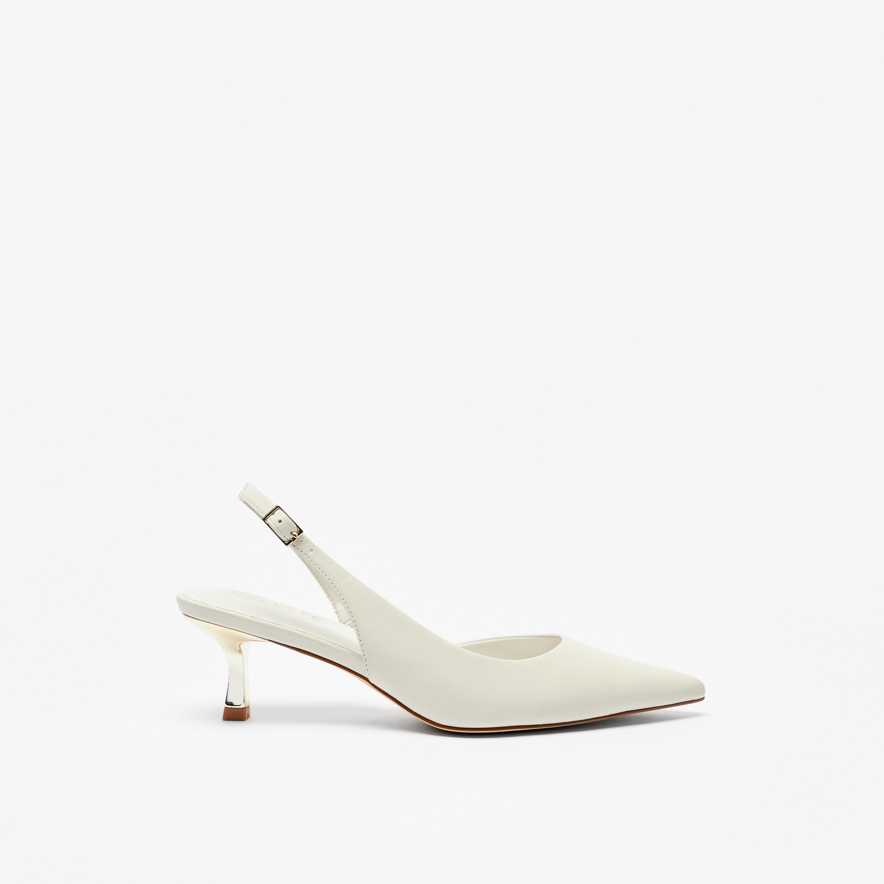 حذاء كلاسيكي سادة بكعب صغير وإبزيم إغلاق للنساء من سيليست-women-shoes-heels-image-3