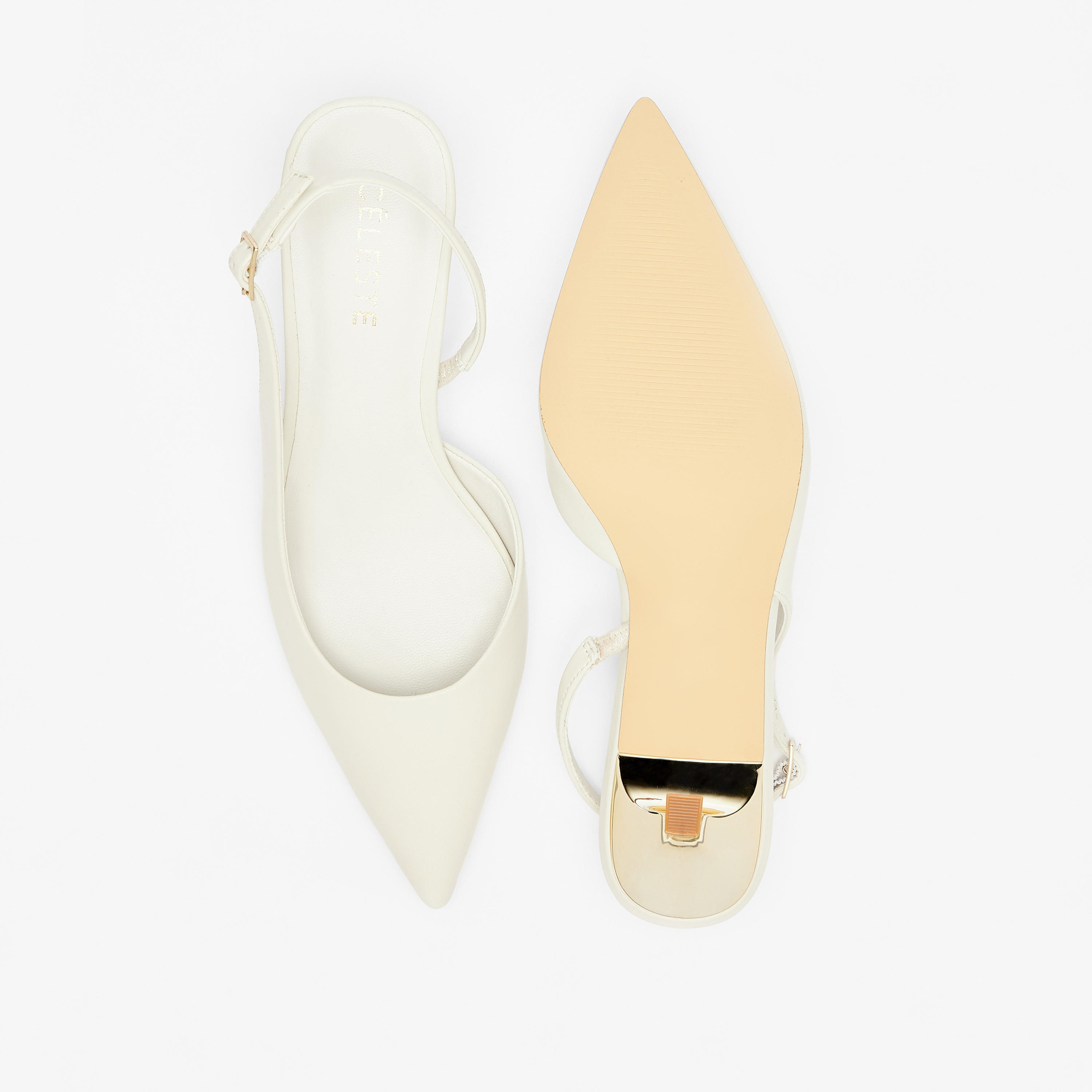 حذاء كلاسيكي سادة بكعب صغير وإبزيم إغلاق للنساء من سيليست-women-shoes-heels-image-4