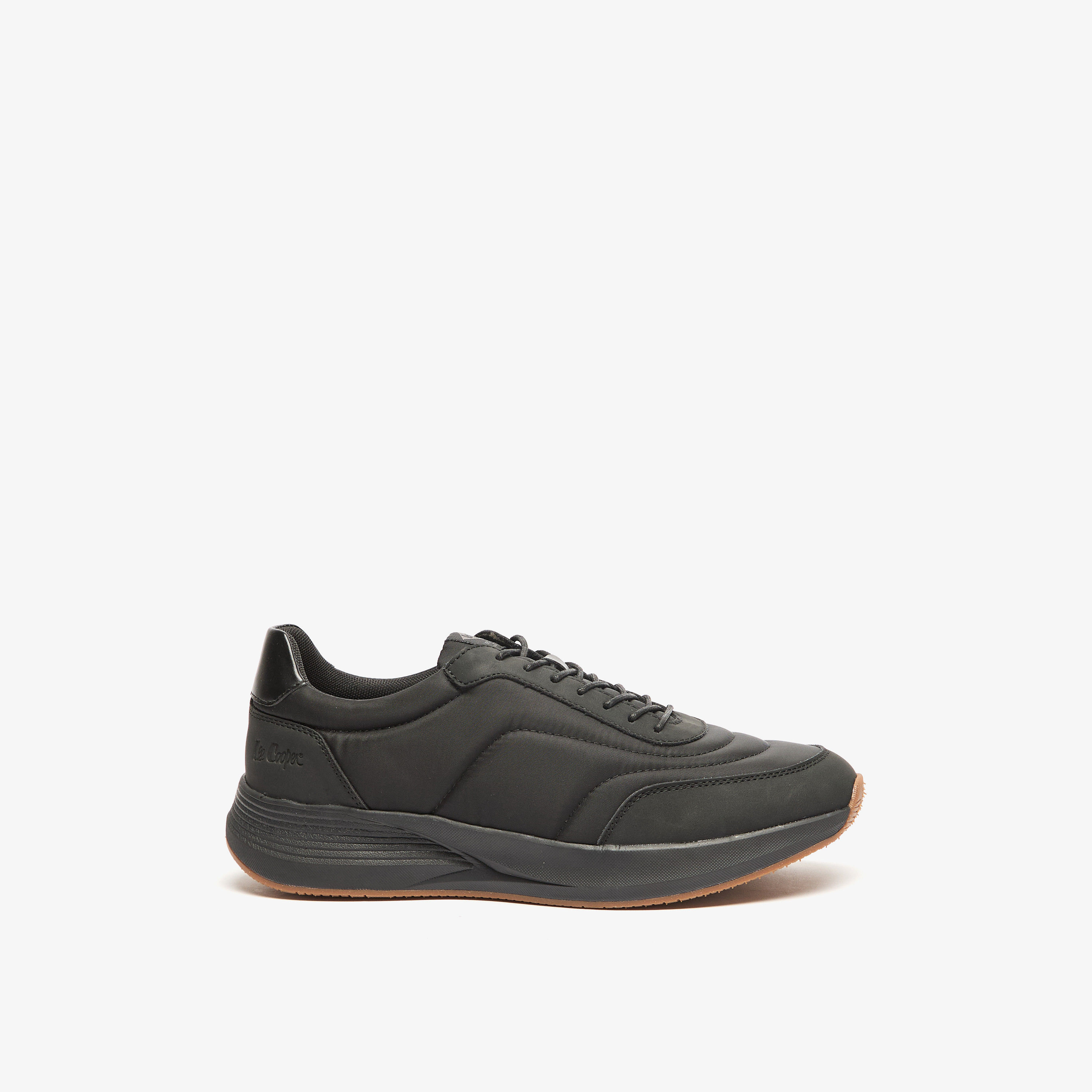 Lee Cooper Men's Panelled Sneakers with Lace-Up Closure-men-shoes-sneakers-image-8
