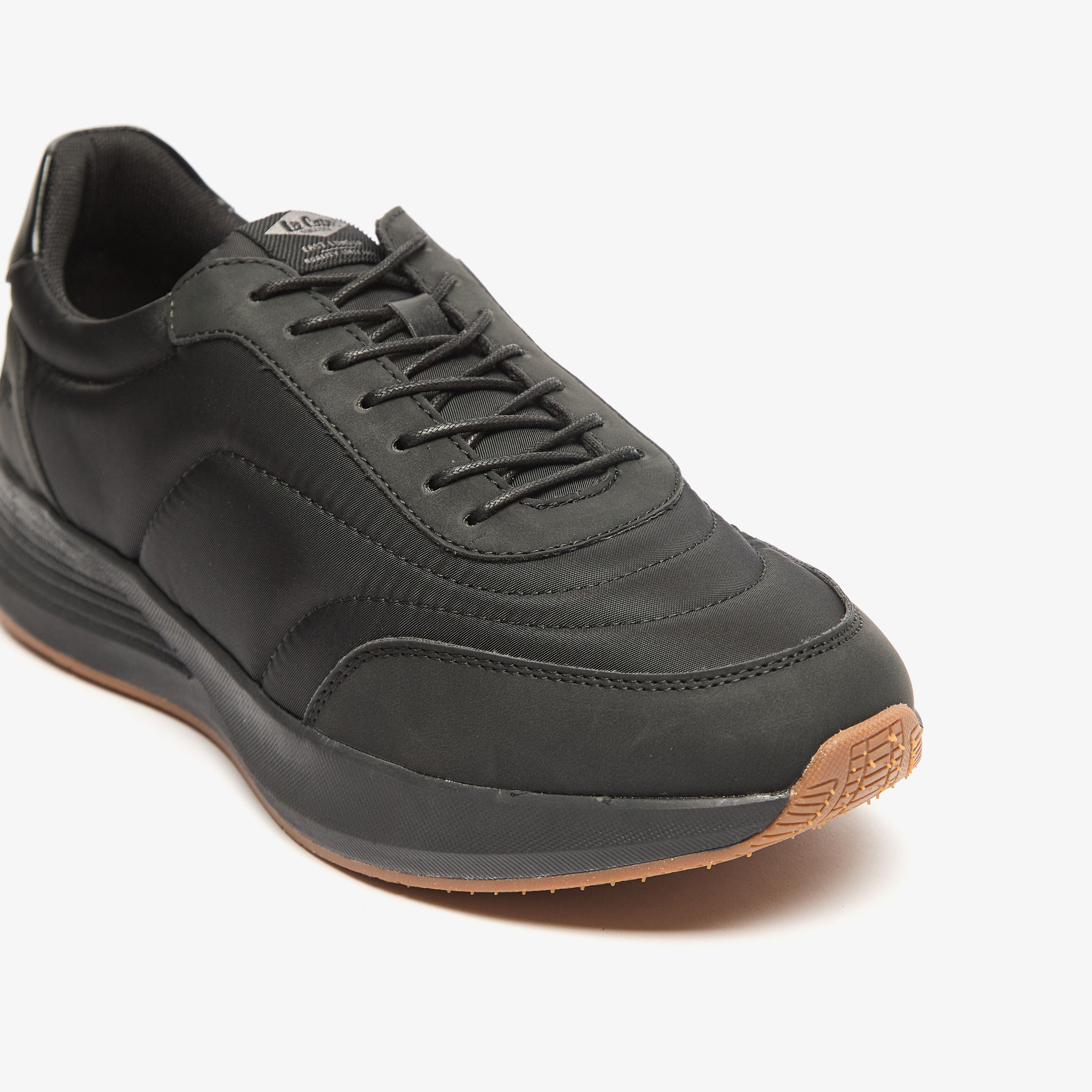 Lee Cooper Men's Panelled Sneakers with Lace-Up Closure-men-shoes-sneakers-image-10