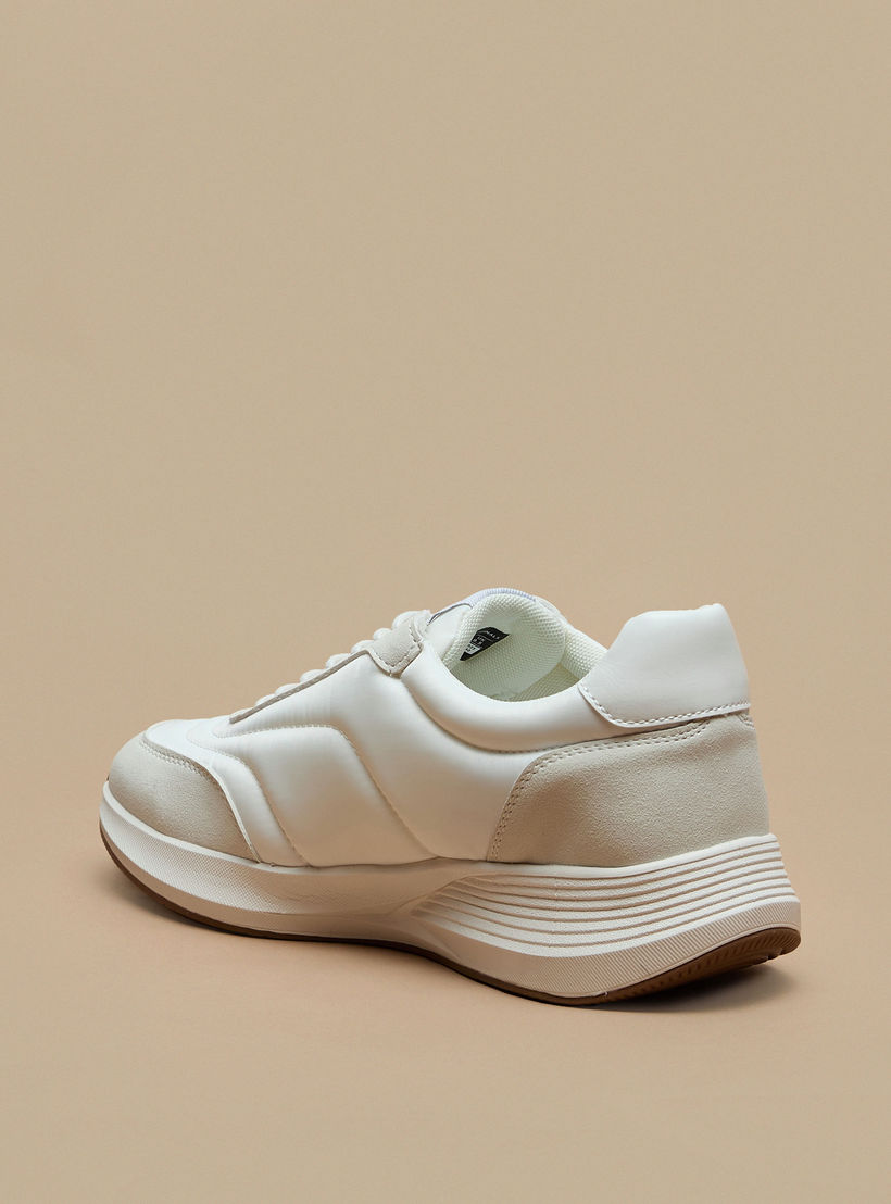 Lee Cooper Men's Panelled Sneakers with Lace-Up Closure-men-shoes-sneakers-image-2