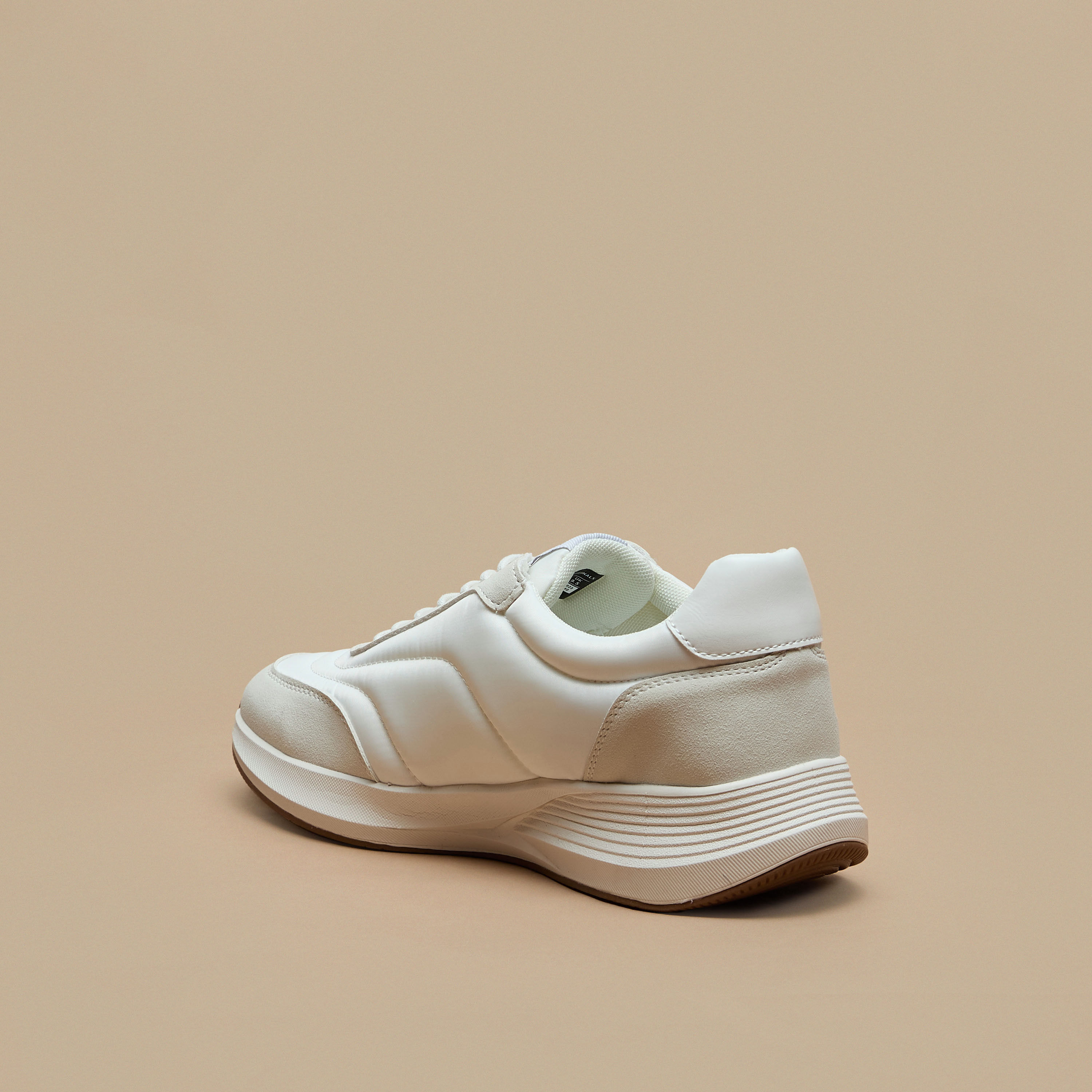 Lee Cooper Men's Panelled Sneakers with Lace-Up Closure-men-shoes-sneakers-image-2