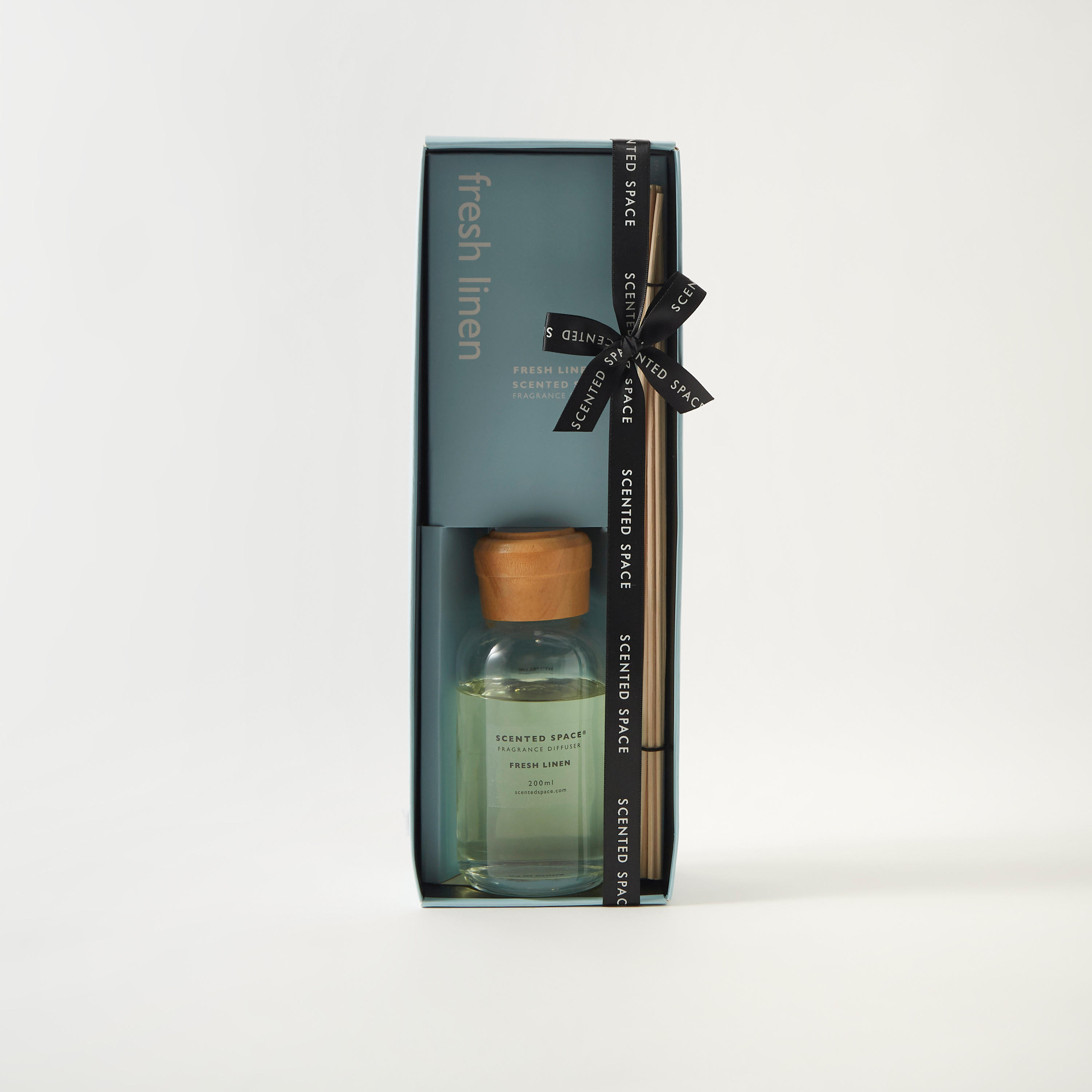 Scented Space Fresh Linen Fragrance Diffuser - 200 ml-household-homefragrance-reeddiffusers-image-1