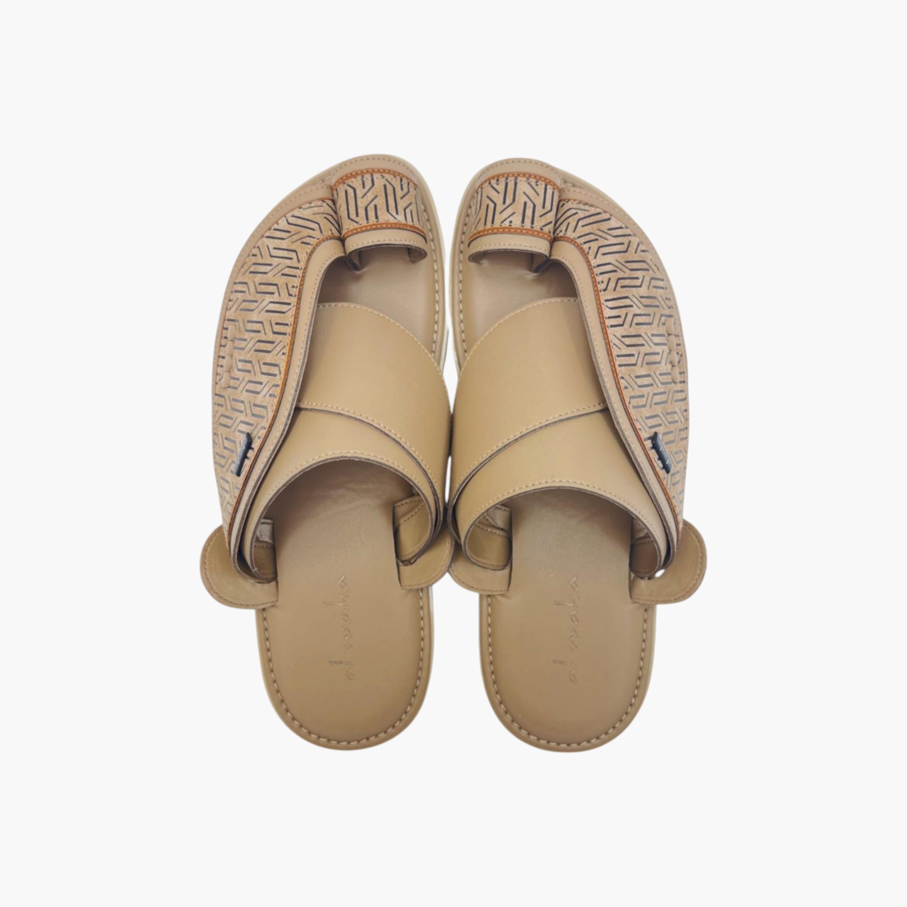 صندل عربي بارز الملمس سهل الارتداء بحلقة إصبع من الواحة-men-shoes-sandals-image-1