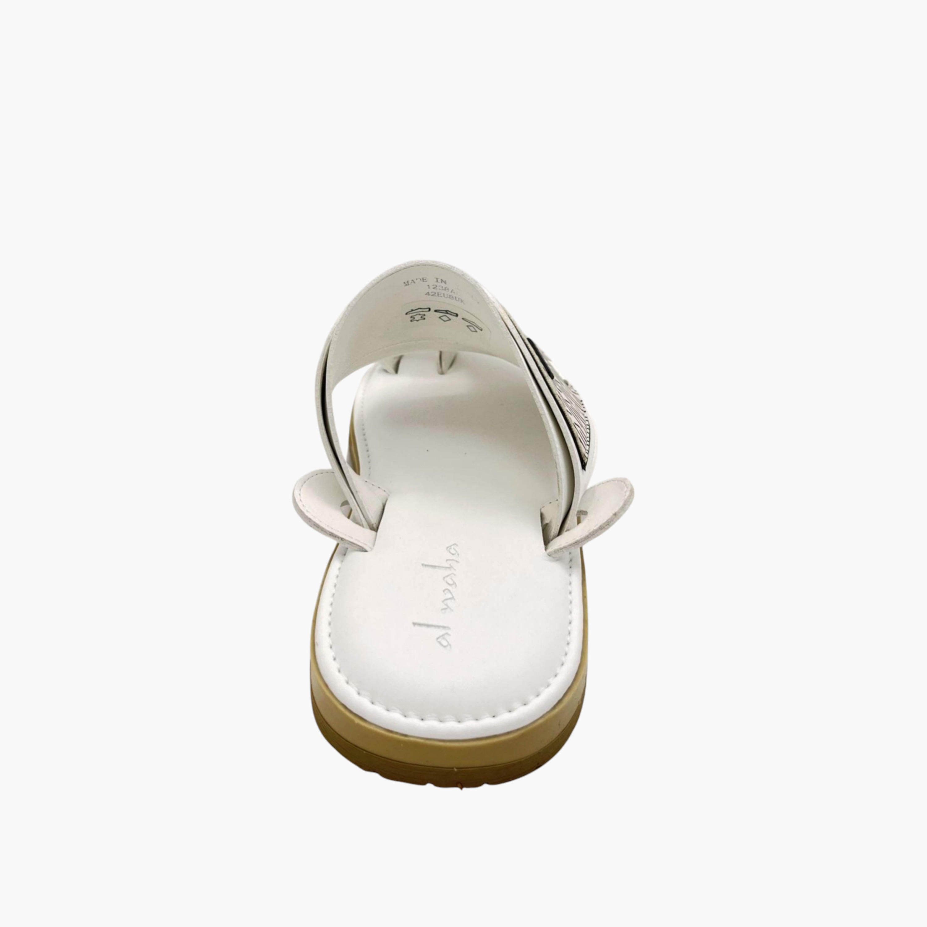 Al Waha Textured Slip-On Arabic Sandals with Toe Loop Detail-men-shoes-sandals-image-4
