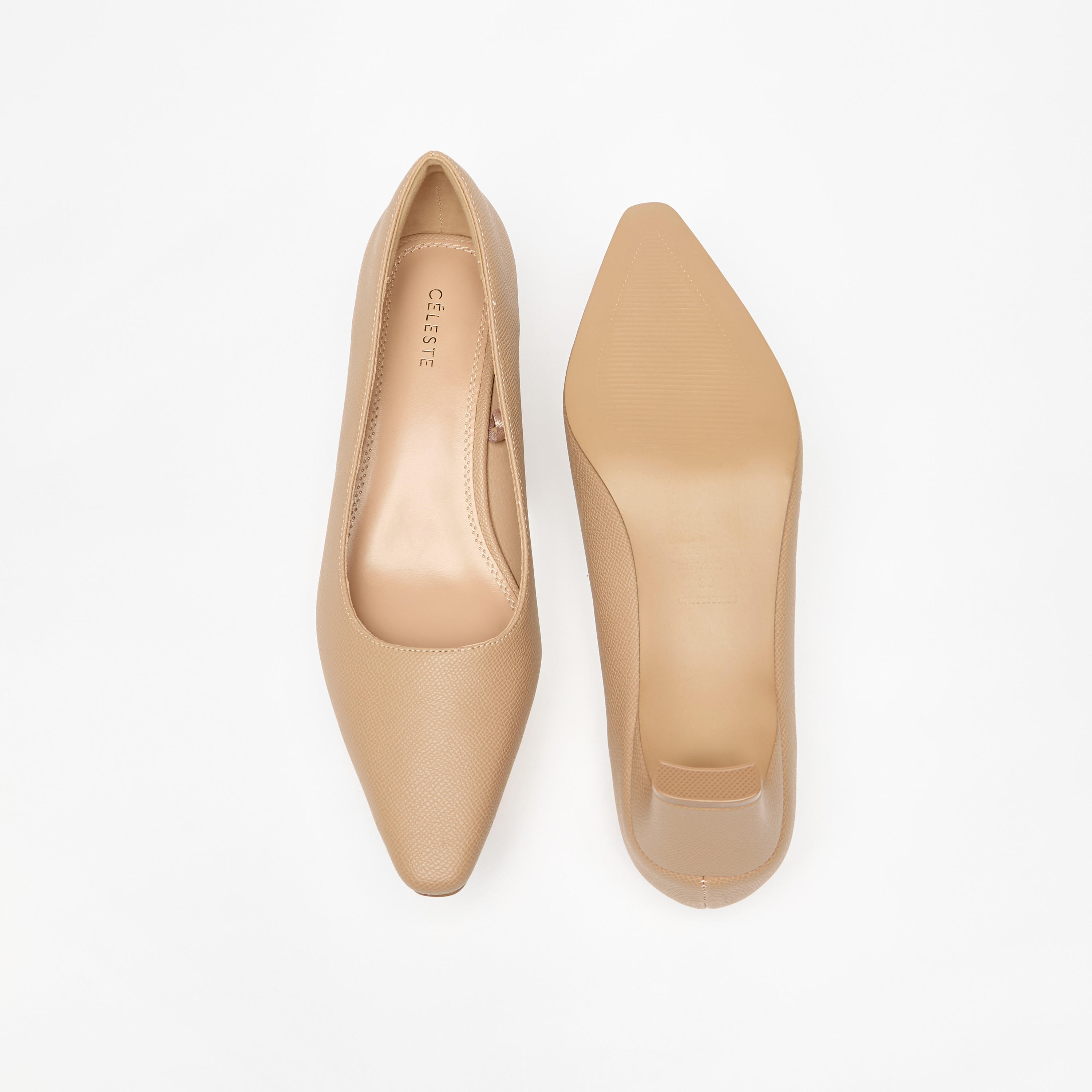 Celeste Women's Slip-On Pointed Toe Pumps with Kitten Heels-women-shoes-heels-image-4