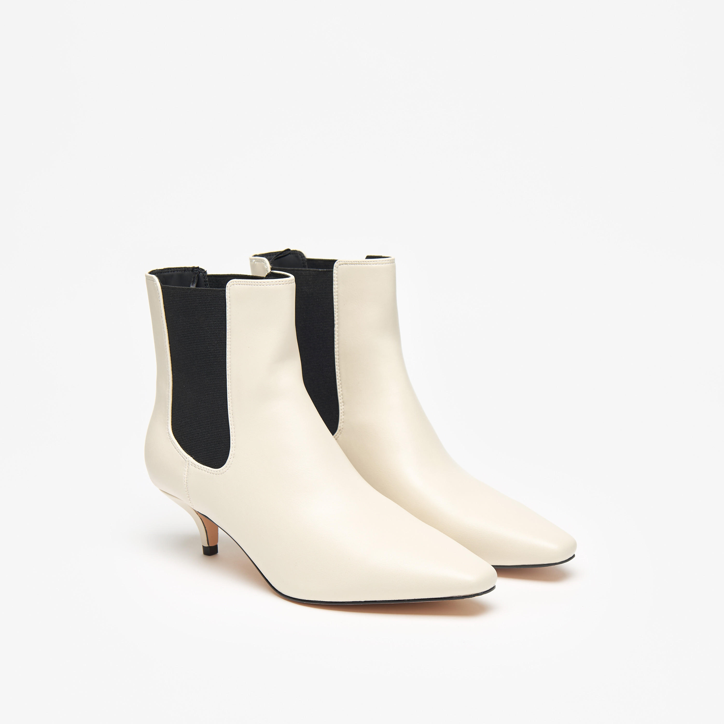 Celeste Women's Solid Slip-On Ankle Boots with Stilleto Heels-women-shoes-boots-image-4