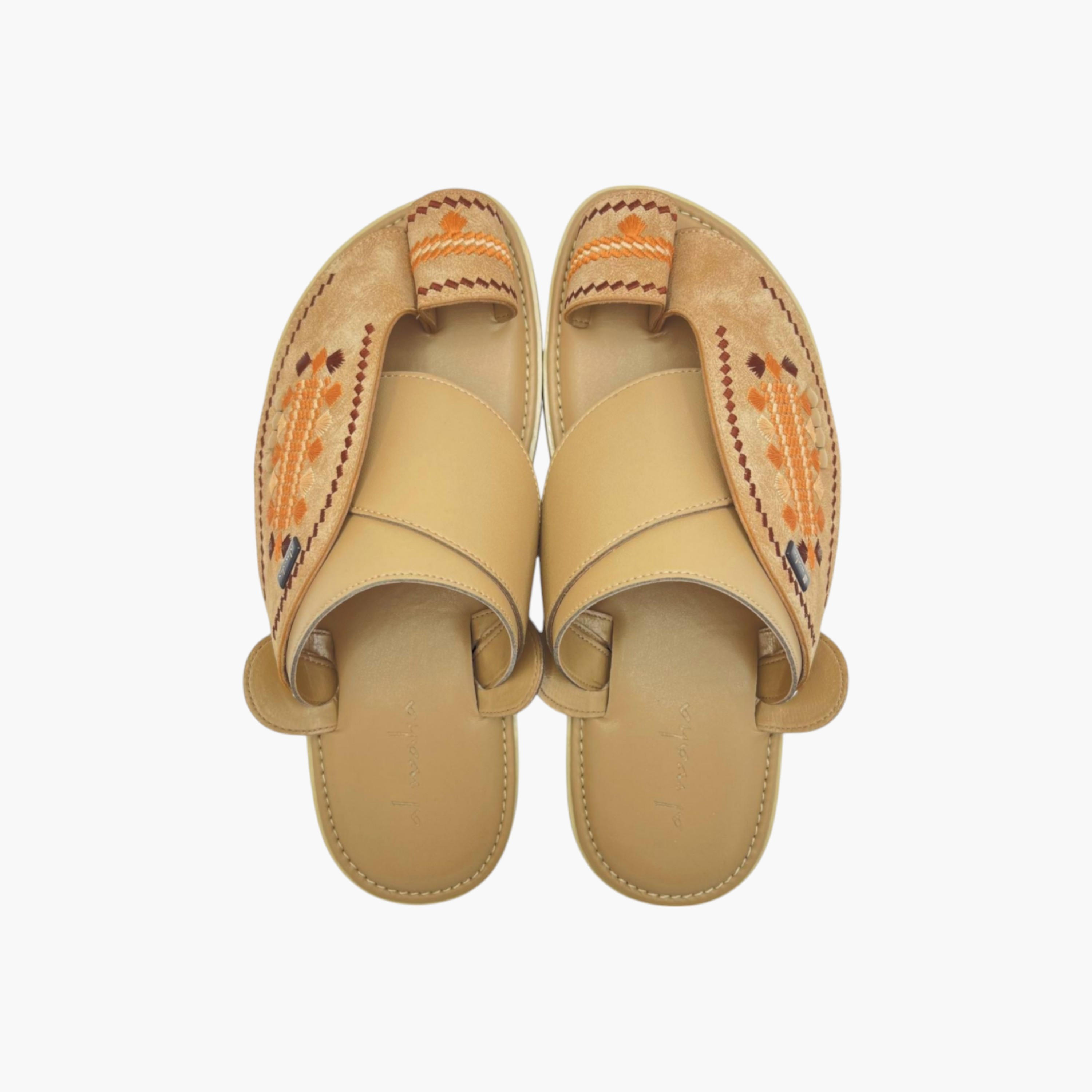 صندل عربي بارز الملمس سهل الارتداء بحلقة إصبع من الواحة-men-shoes-sandals-image-1