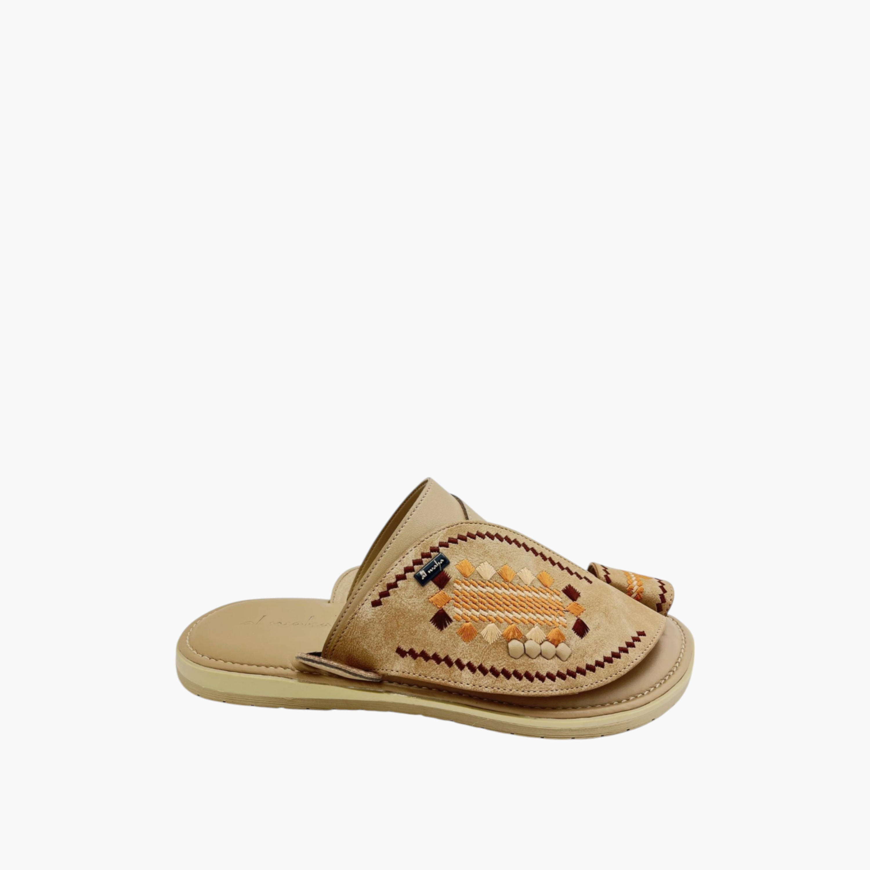 صندل عربي بارز الملمس سهل الارتداء بحلقة إصبع من الواحة-men-shoes-sandals-image-2