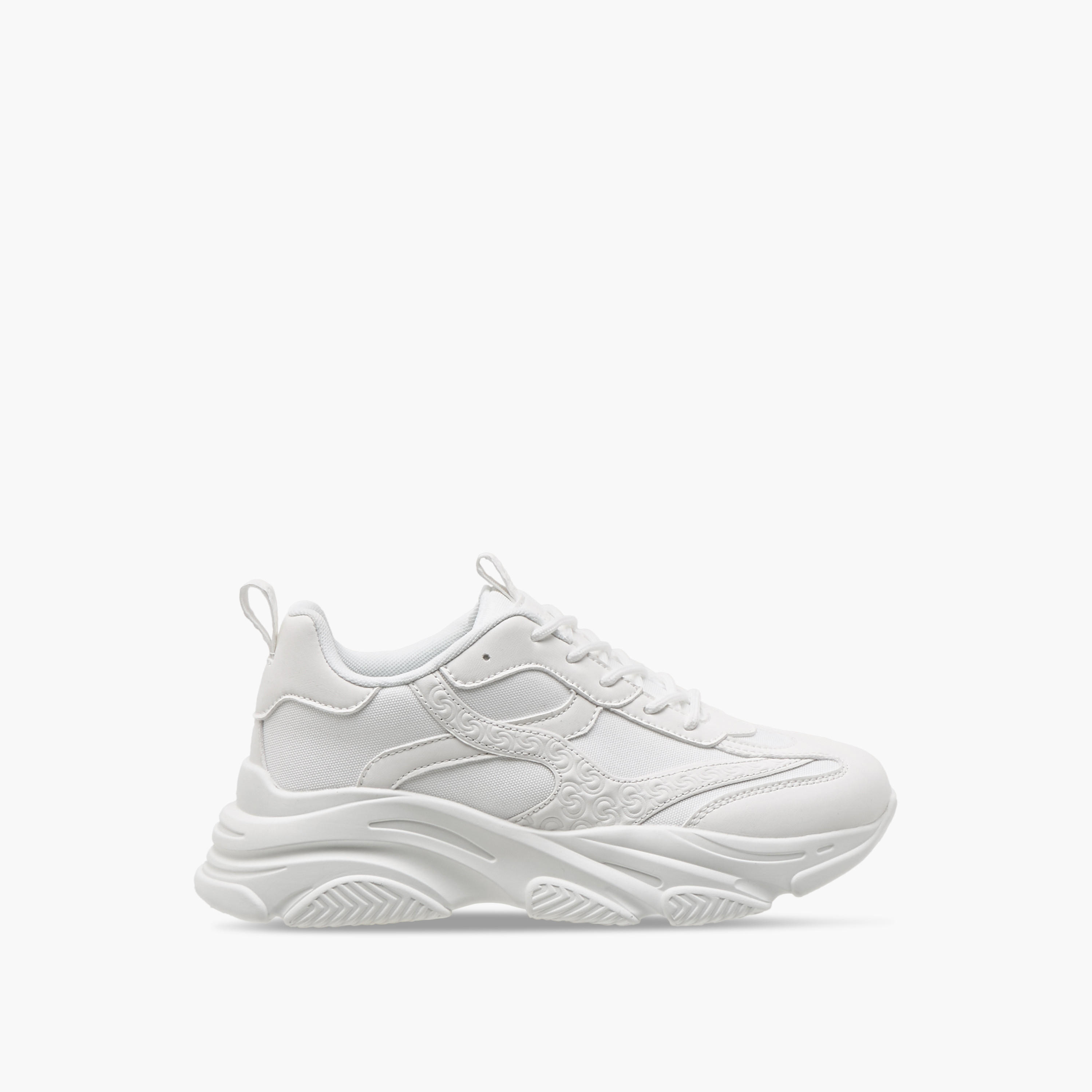 Celeste Women's Logo Embossed Sneakers with Lace-Up Closure-women-shoes-sneakers-image-3