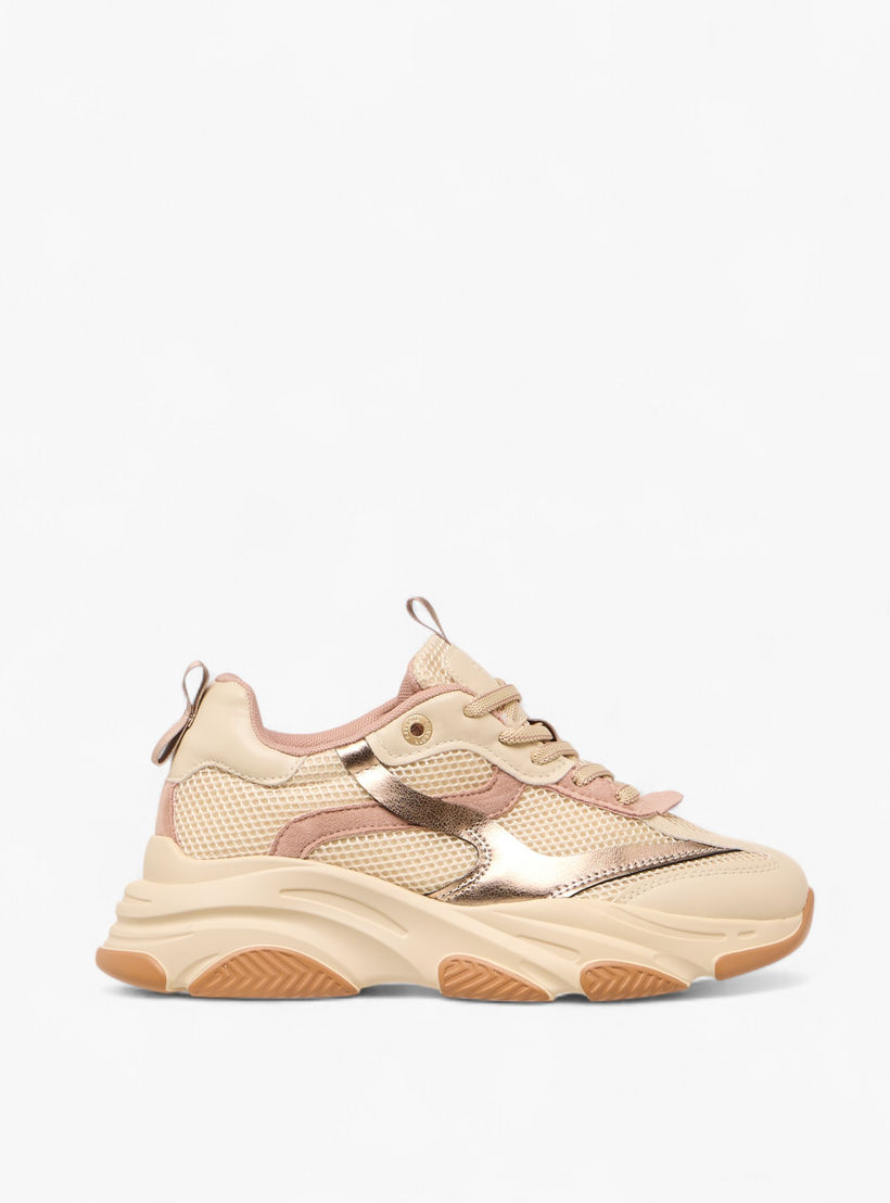 حذاء سنيكرز برباط إغلاق وألواح وألسنة سحب للنساء من سيليست-women-shoes-sneakers-image-4