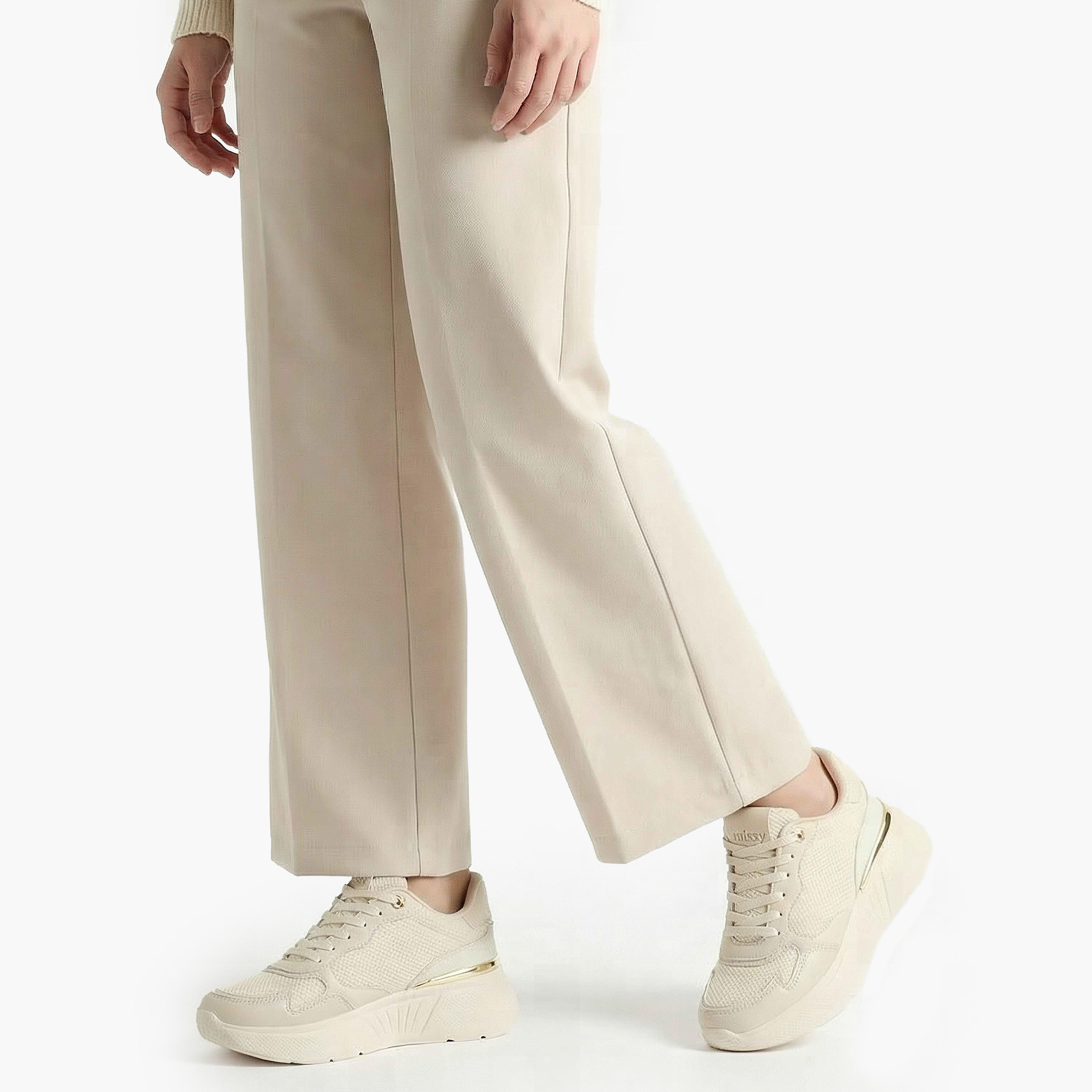 حذاء سنيكرز طول الكاحل برباط للنساء من ميسي-women-shoes-sneakers-image-2