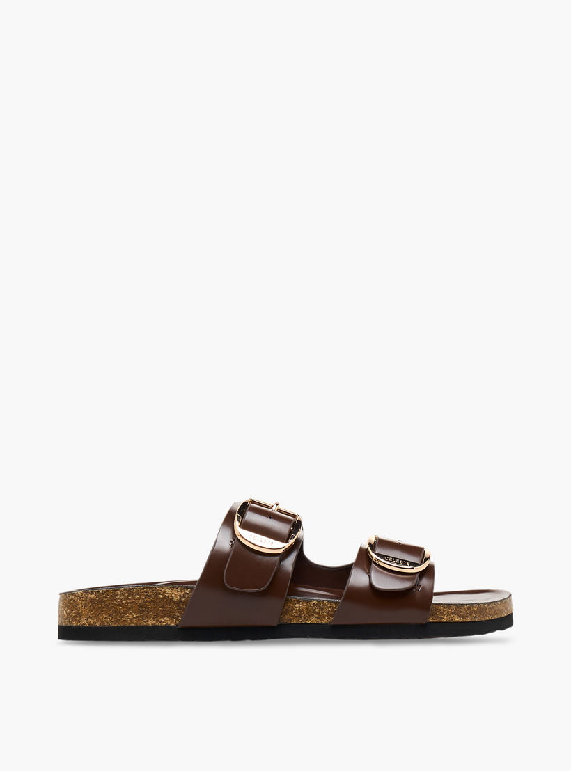 Celeste Women Buckle Detail Slide Sandals-women-shoes-sandals-flats-image-2