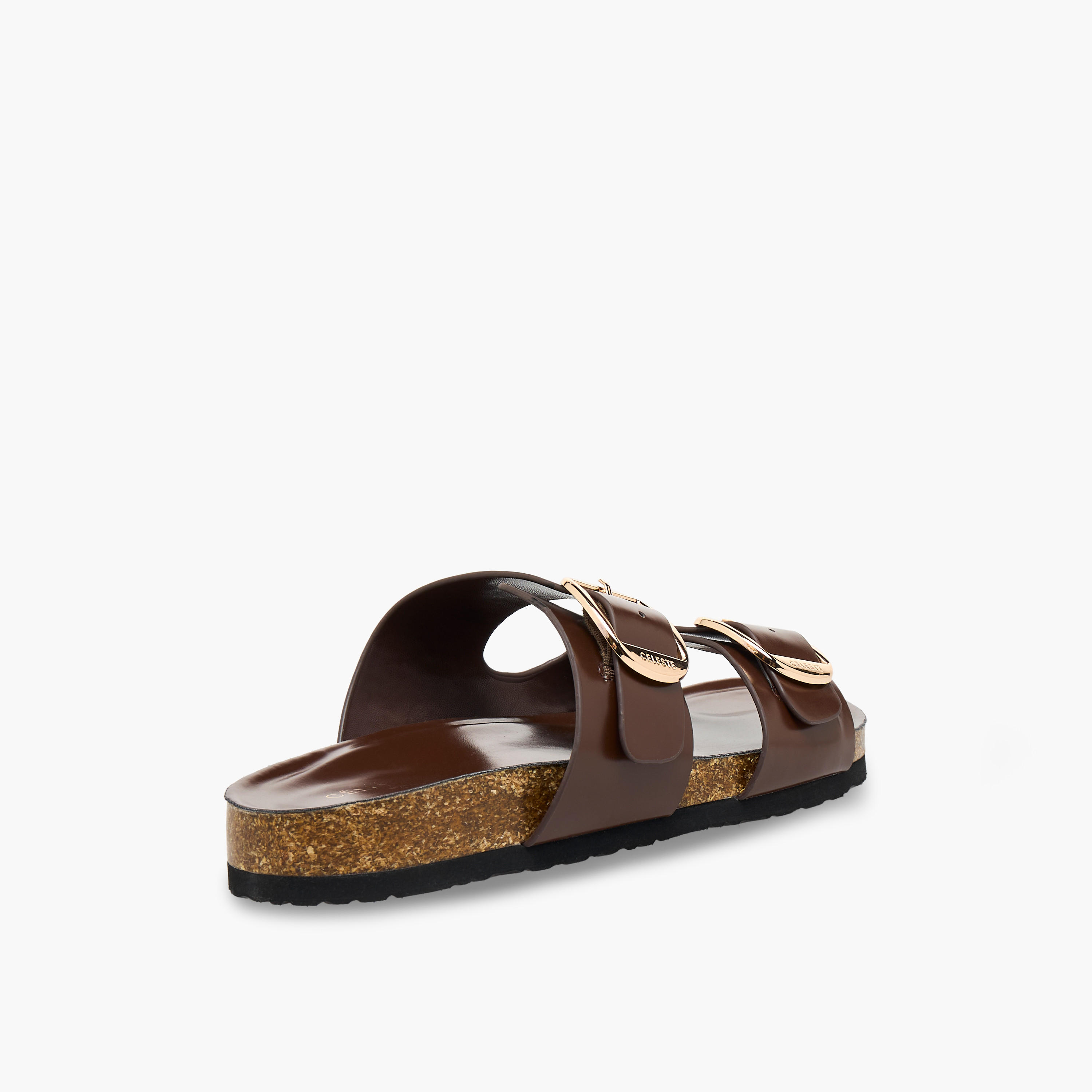 Celeste Women Buckle Detail Slide Sandals-women-shoes-sandals-flats-image-5