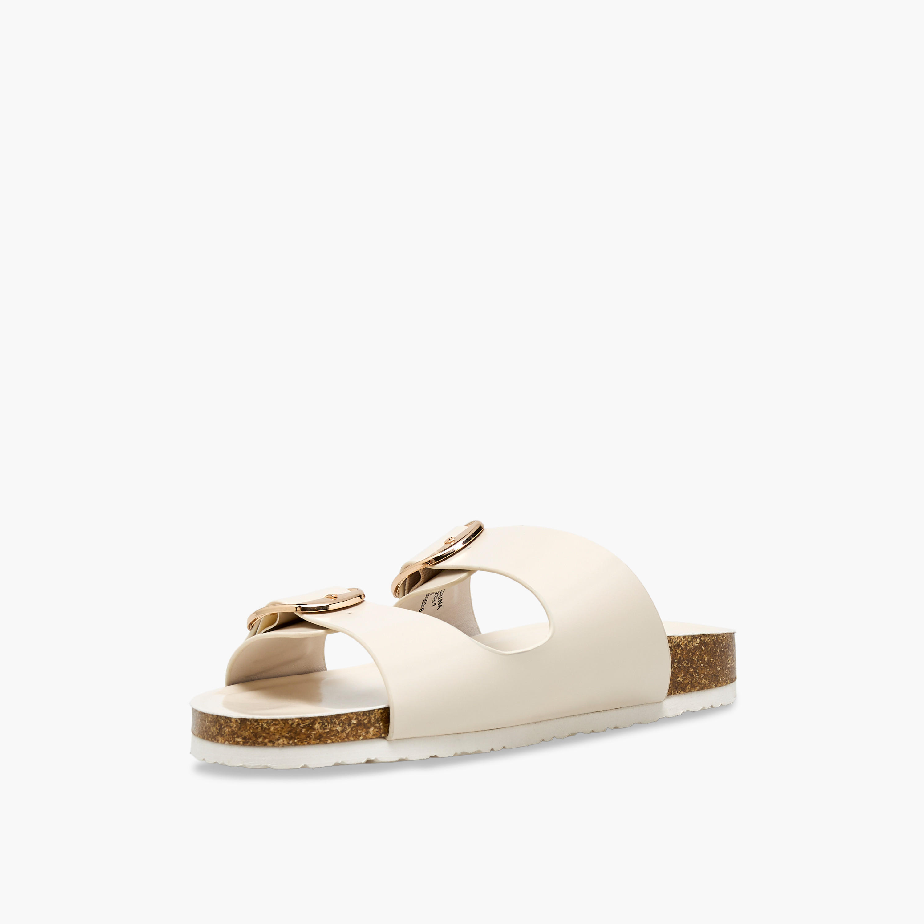 Celeste Women Buckle Detail Slide Sandals-women-shoes-sandals-flats-image-3