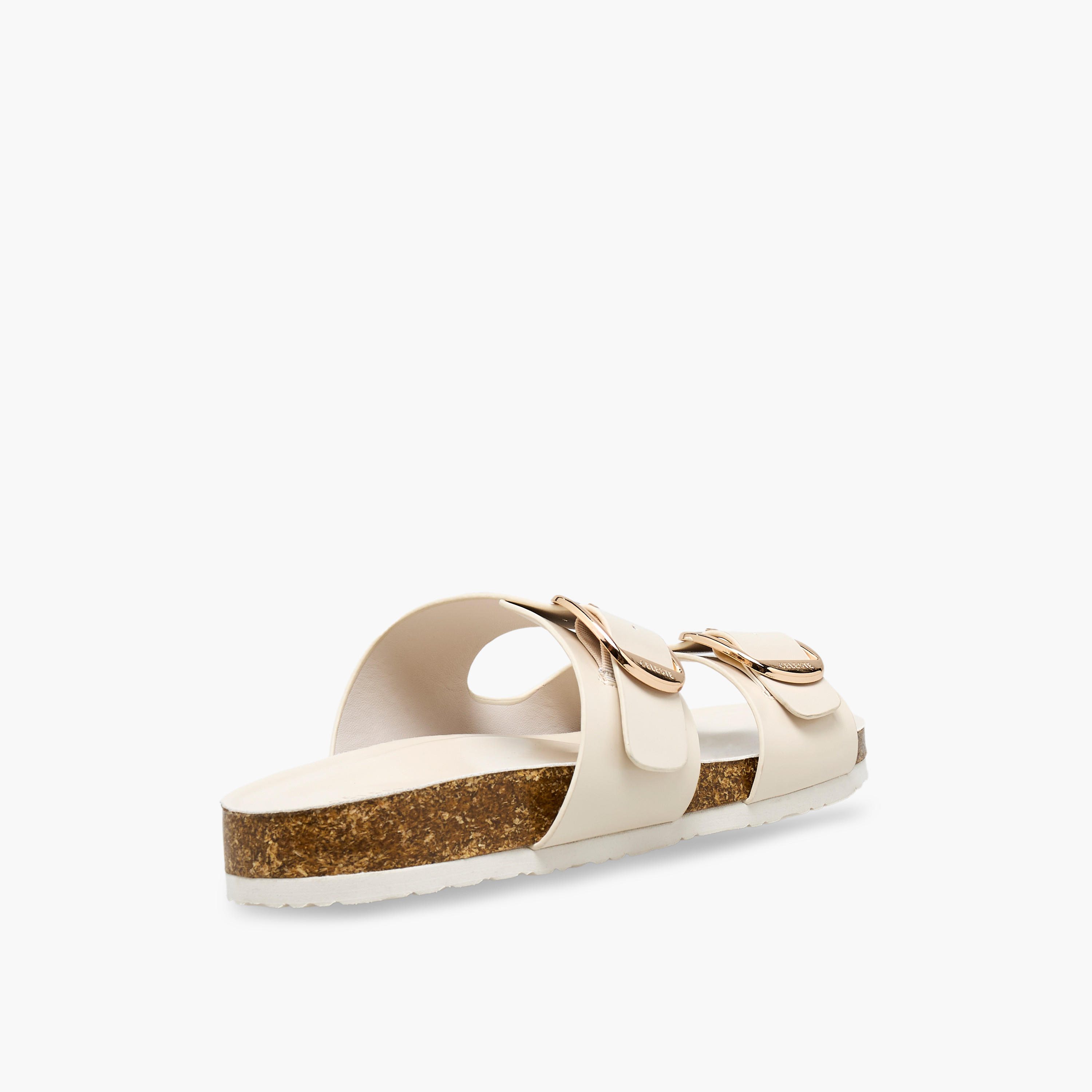 Celeste Women Buckle Detail Slide Sandals-women-shoes-sandals-flats-image-4