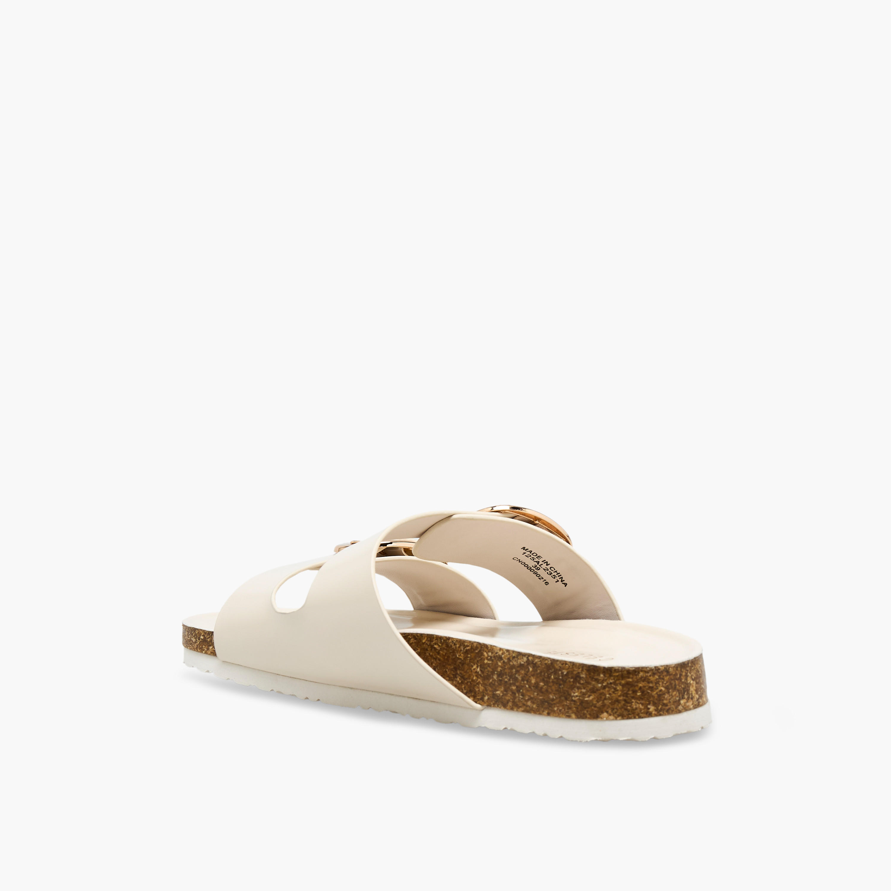 Celeste Women Buckle Detail Slide Sandals-women-shoes-sandals-flats-image-5