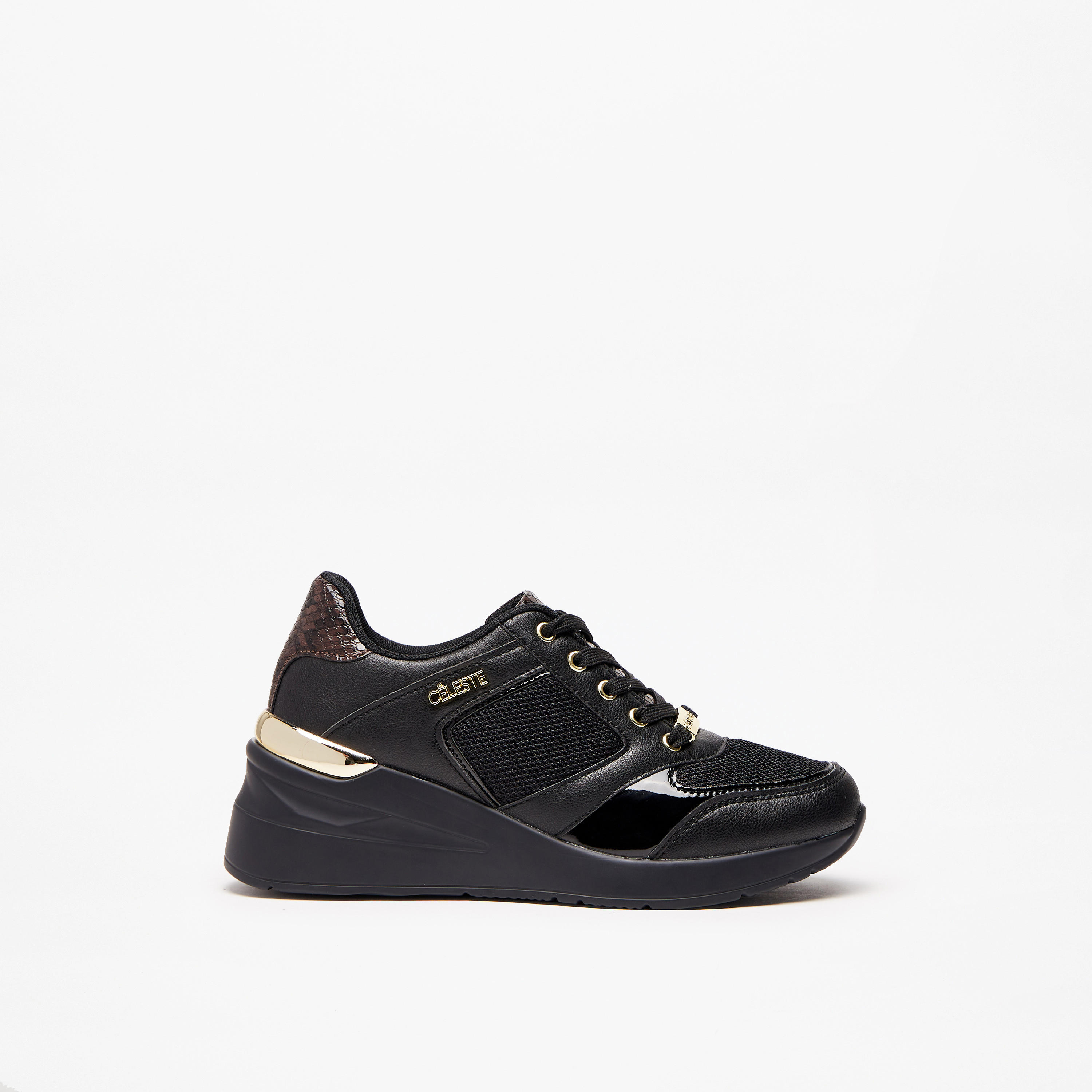 Celeste Women's Textured Lace-Up Sneakers-women-shoes-sneakers-image-3