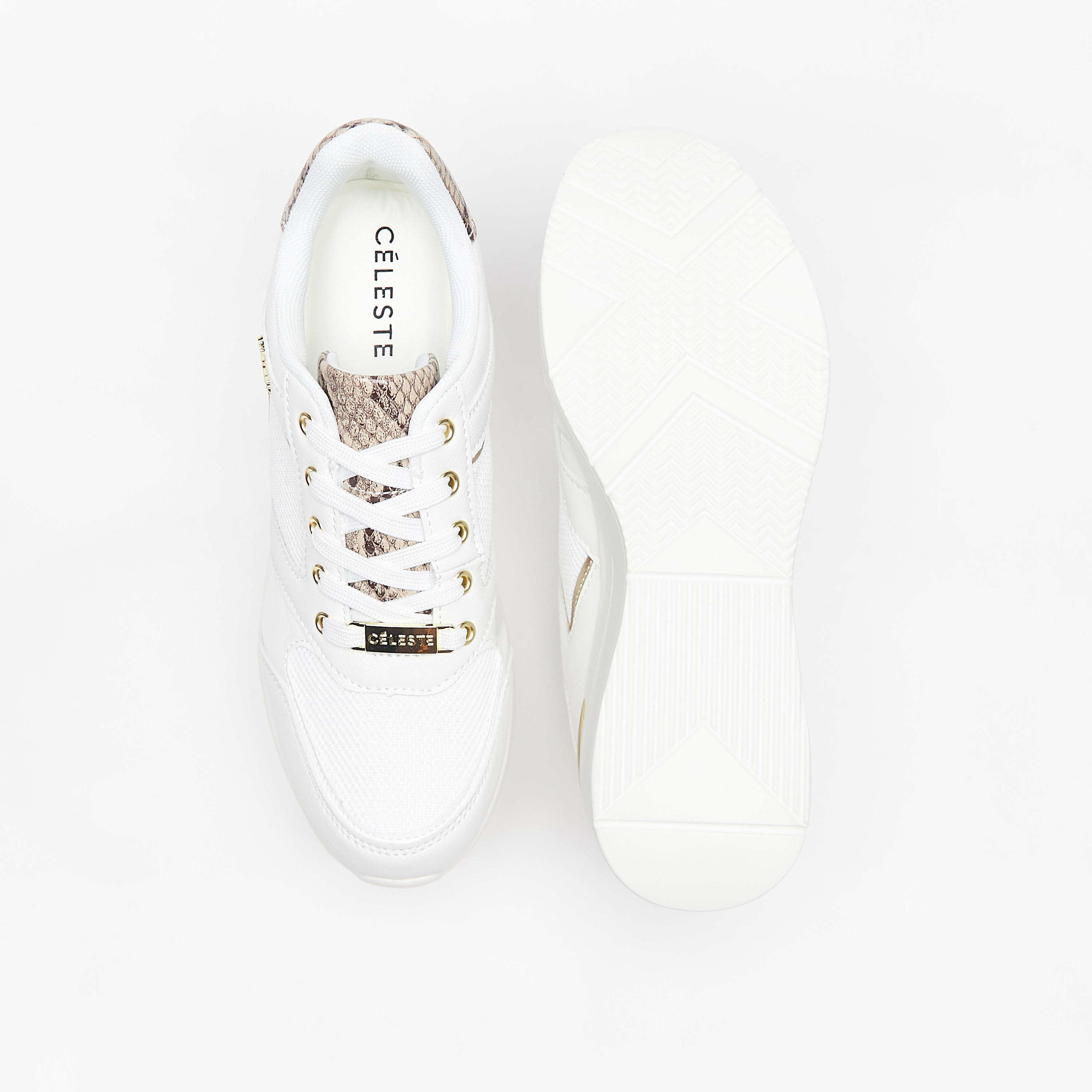 Celeste Women's Textured Lace-Up Sneakers-women-shoes-sneakers-image-9