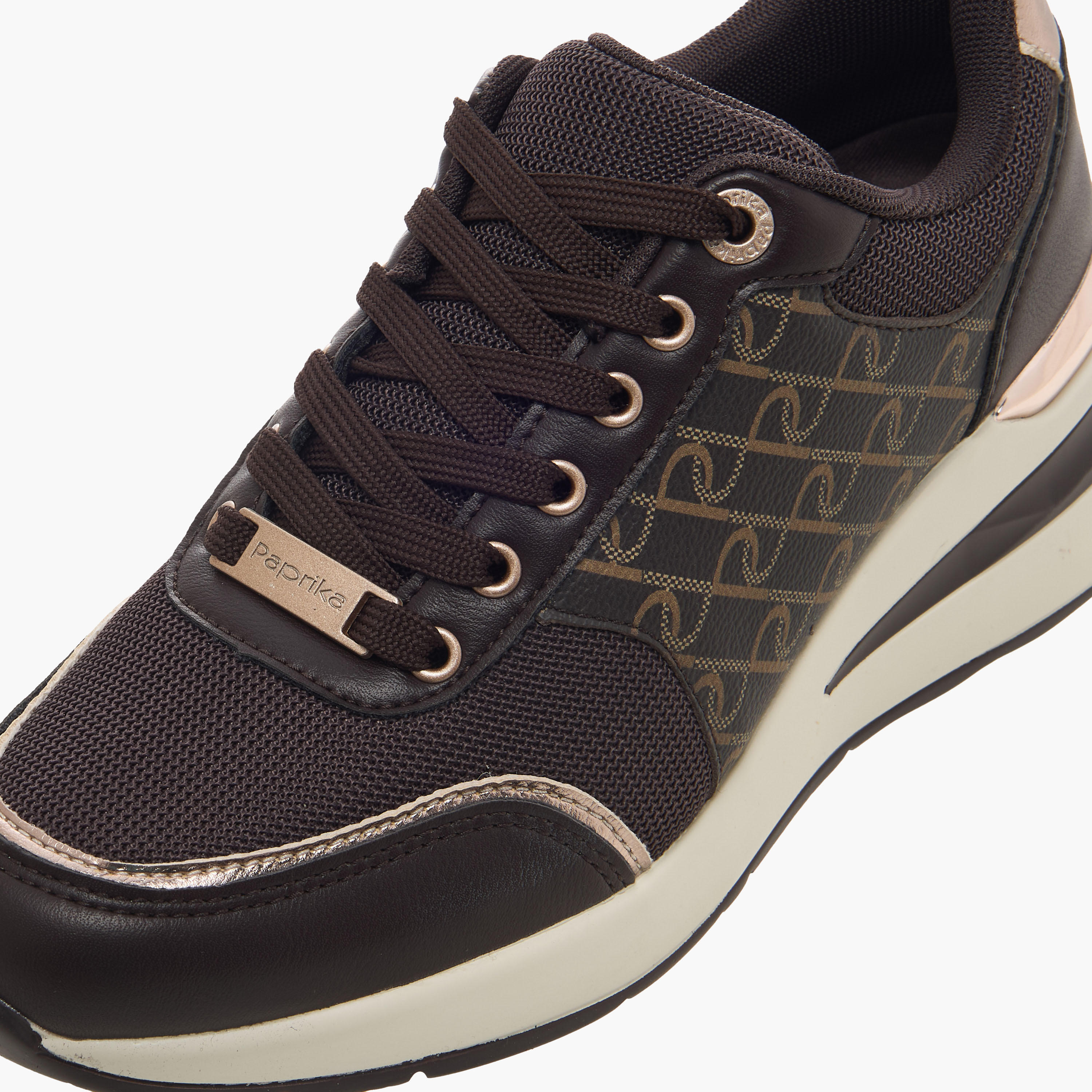 Paprika Women Lace-Up Ankle Sneakers-women-shoes-sneakers-image-4
