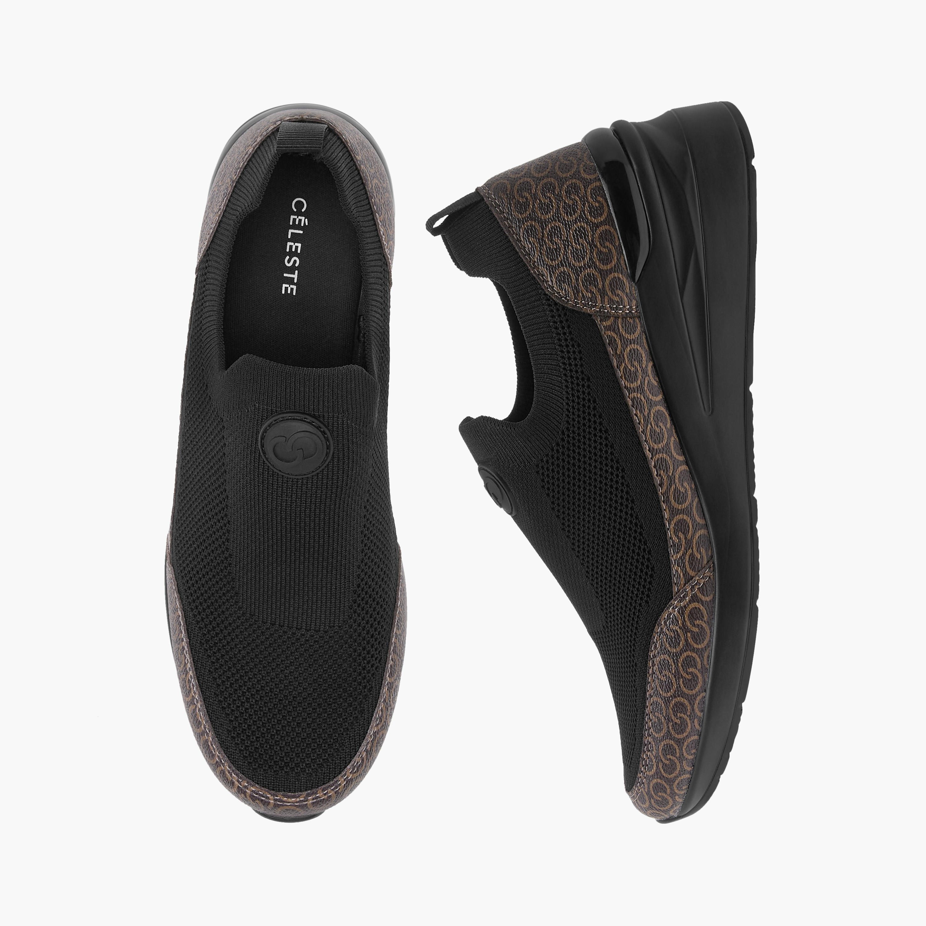 Celeste Women's Logo Detail Slip-On Sneakers-women-shoes-sneakers-image-1