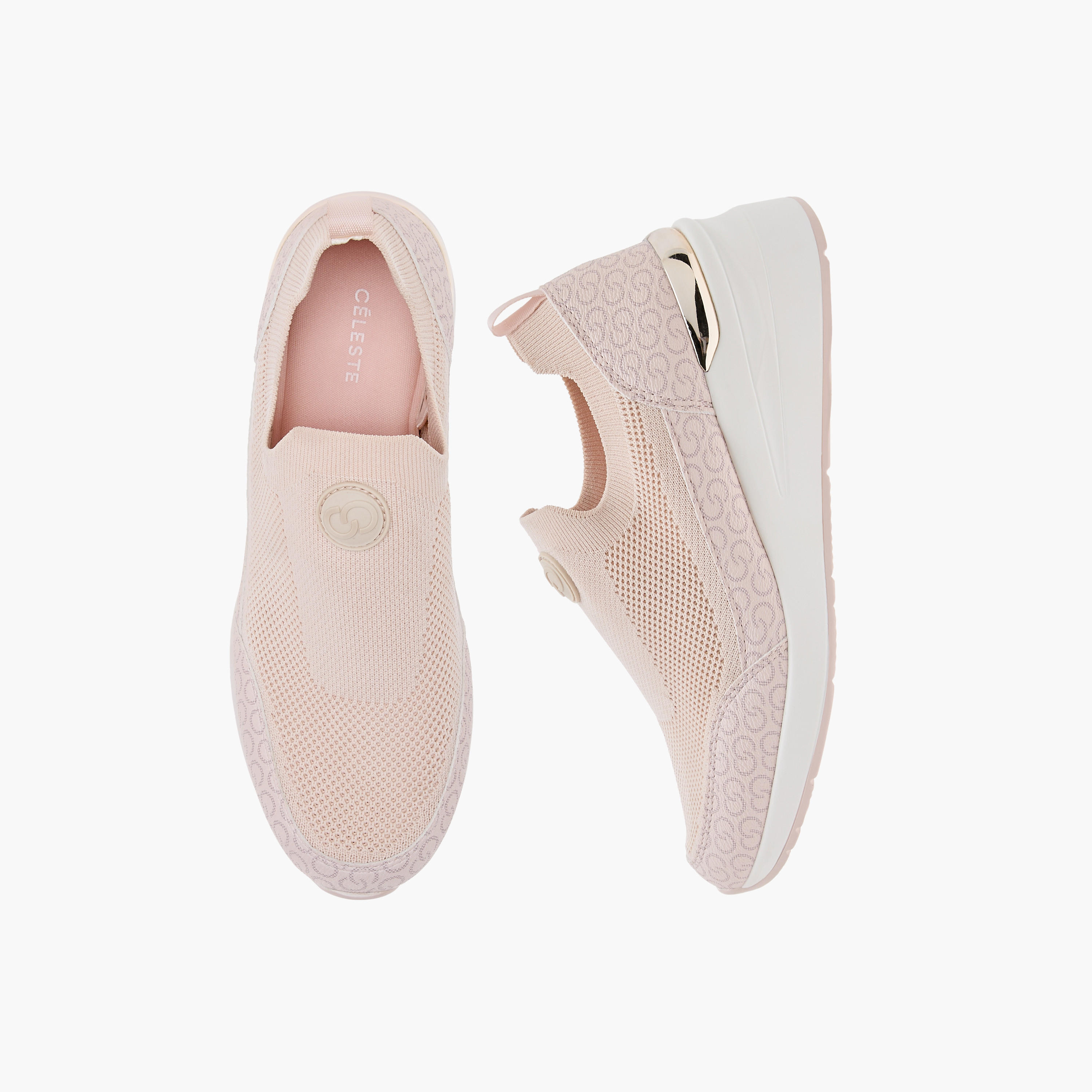 Celeste Women's Logo Detail Slip-On Sneakers-women-shoes-sneakers-image-1