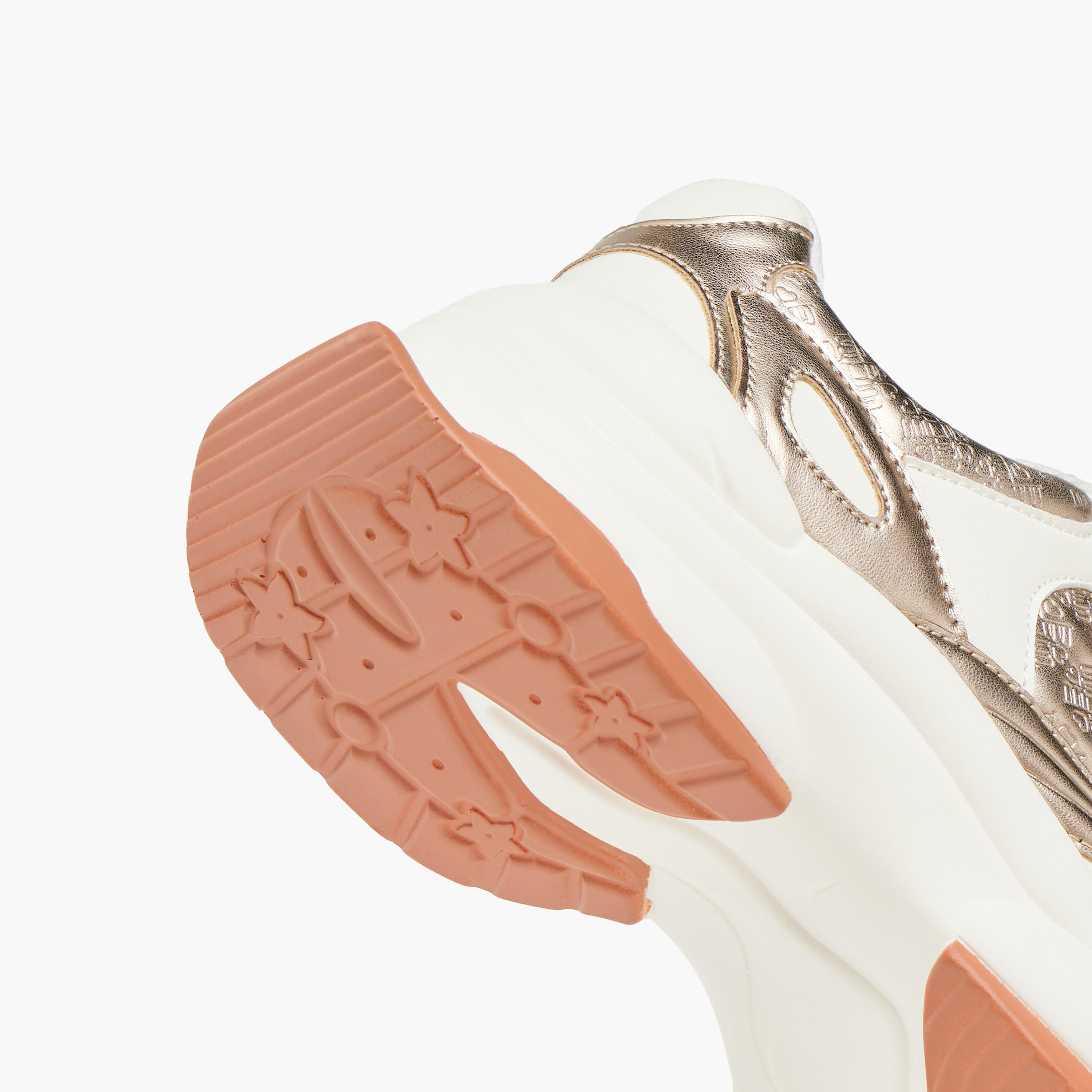 Missy Foil Textured Sneakers with Lace-Up Closure-women-shoes-sneakers-image-5