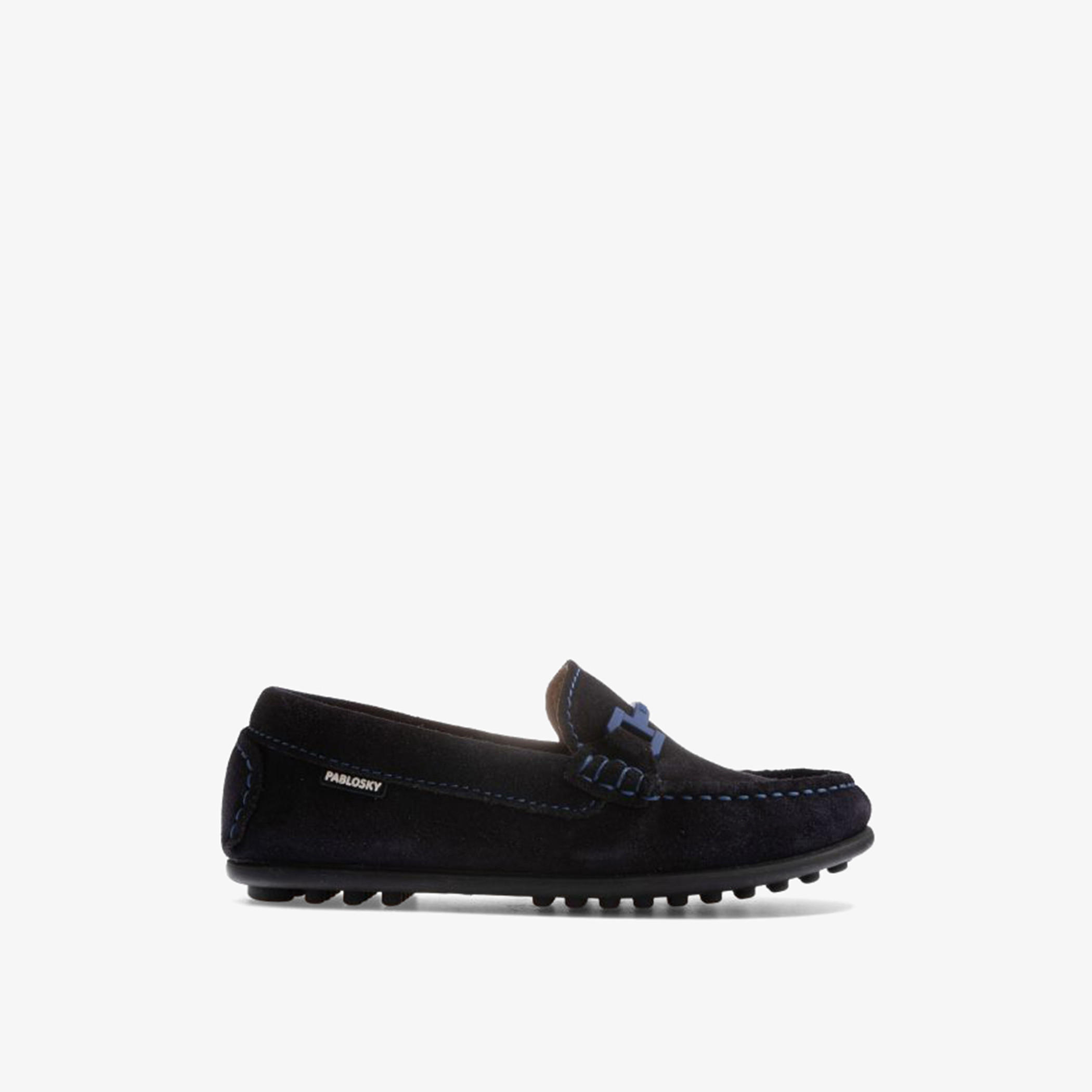 Pablosky Boys' Accent Detail Slip-On Moccasins-boys-shoes-loafers-image-2