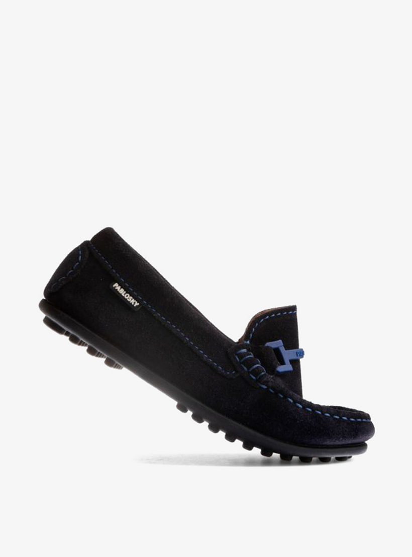 Pablosky Boys' Accent Detail Slip-On Moccasins-boys-shoes-loafers-image-5