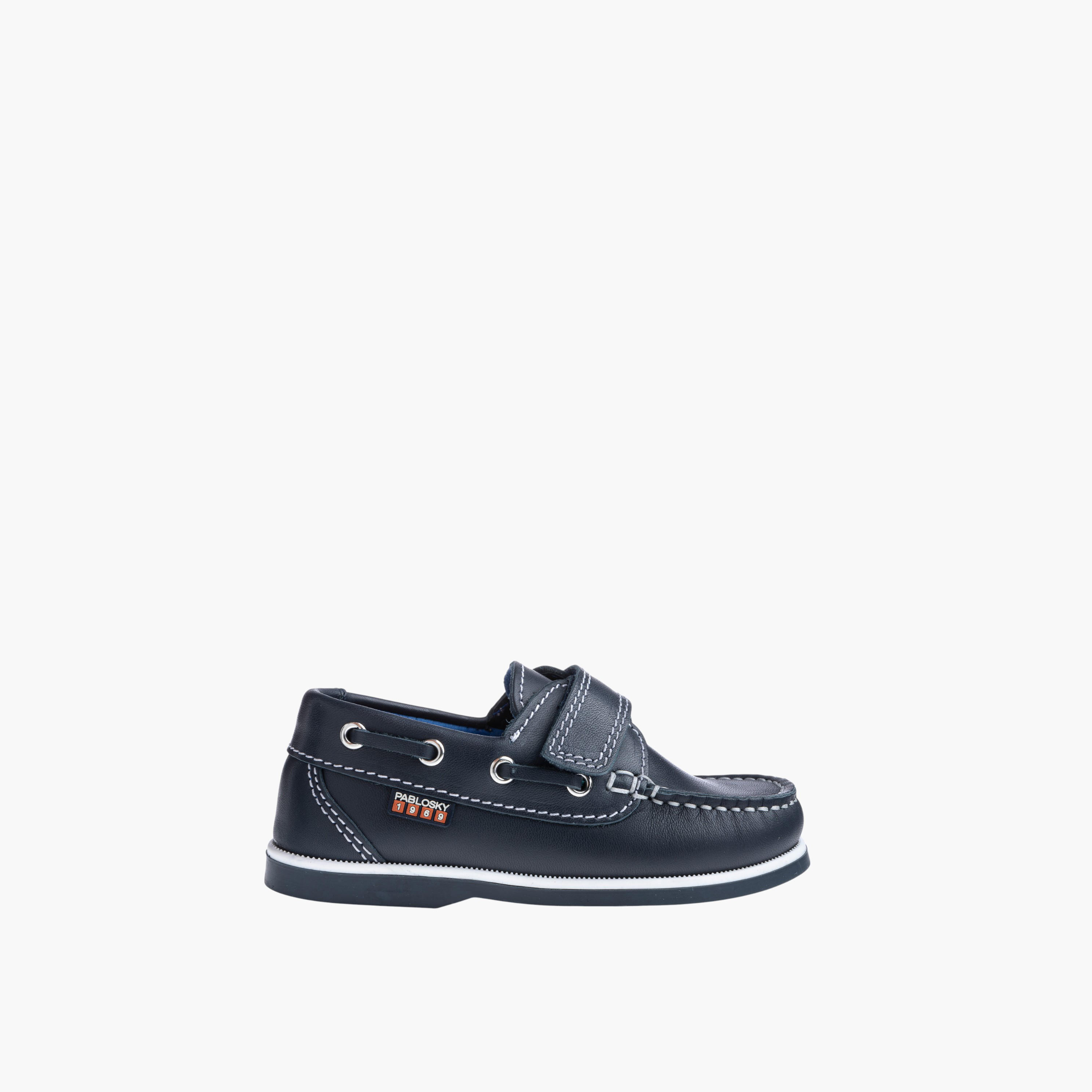 Pablosky Boys' Solid Loafers with Hook & Loop Closure-boys-shoes-loafers-image-2