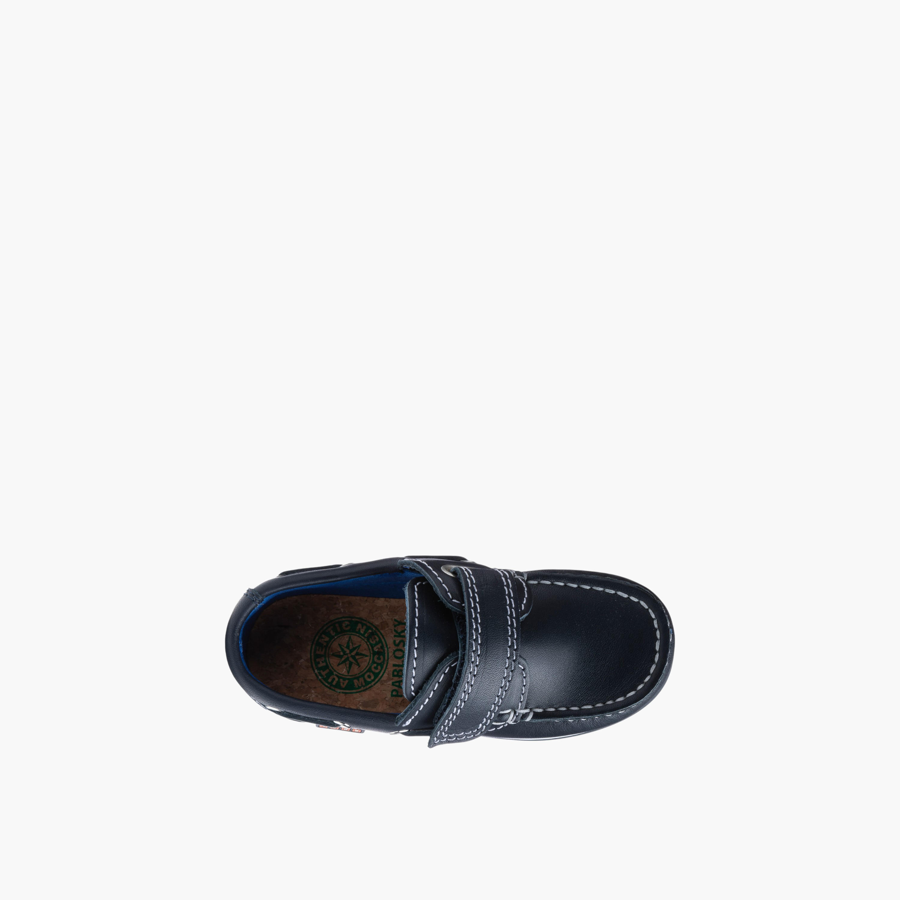 Pablosky Boys' Solid Loafers with Hook & Loop Closure-boys-shoes-loafers-image-4