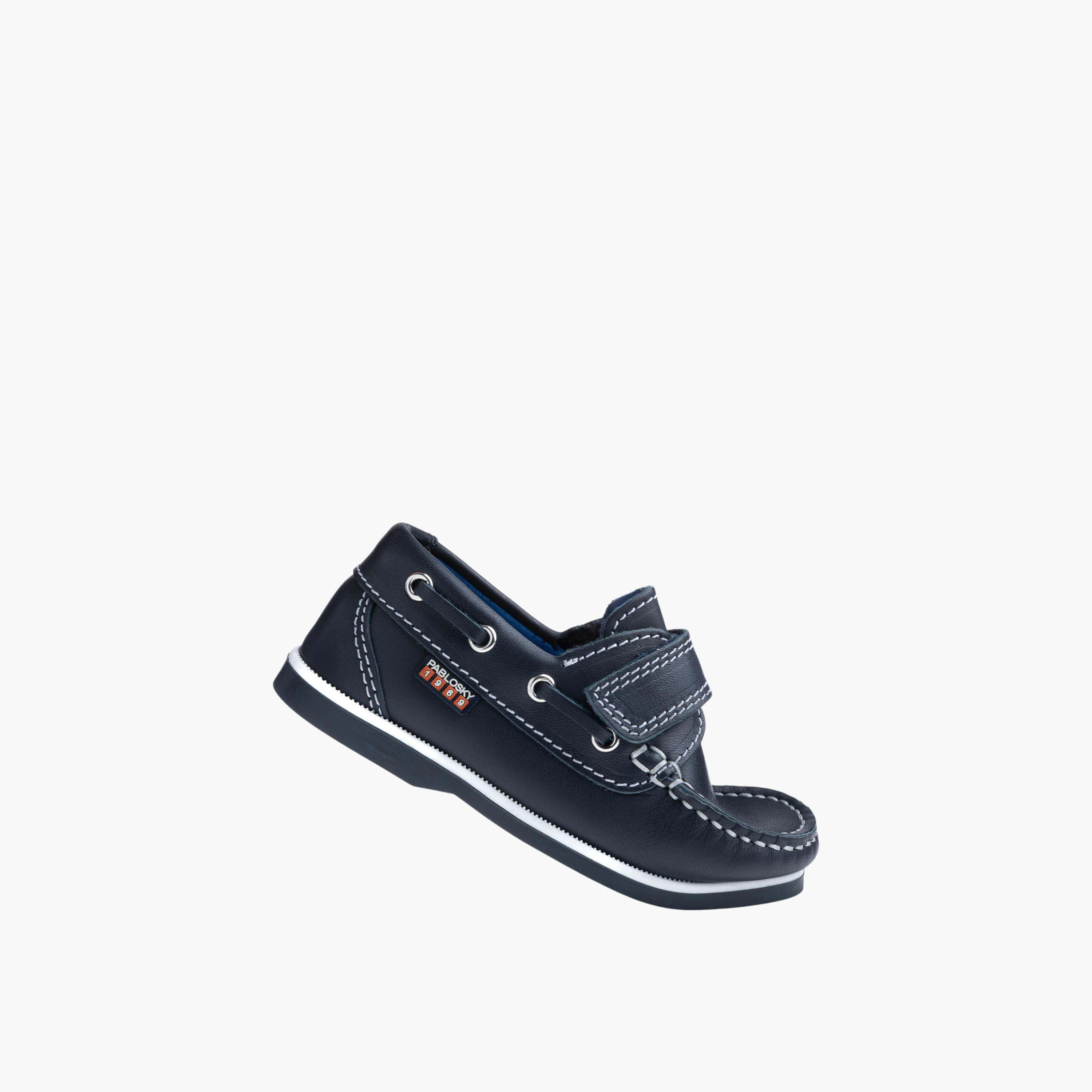 Pablosky Boys' Solid Loafers with Hook & Loop Closure-boys-shoes-loafers-image-5